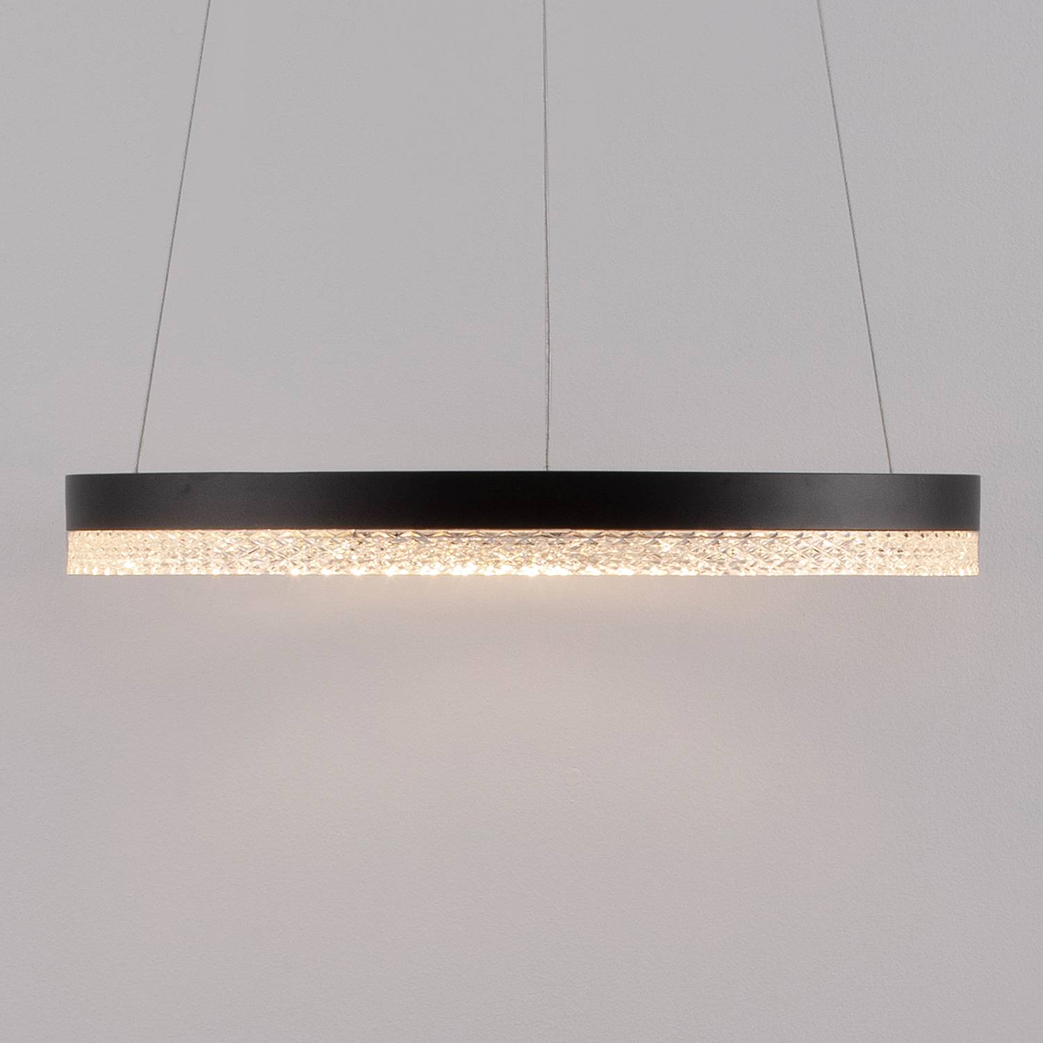 Adria Typ A Pendelleuchte 1-flammig Aluminium Schwarz 