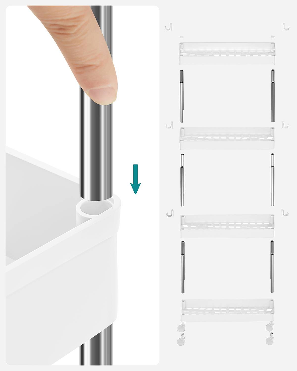 Brock Badregal Weiß 