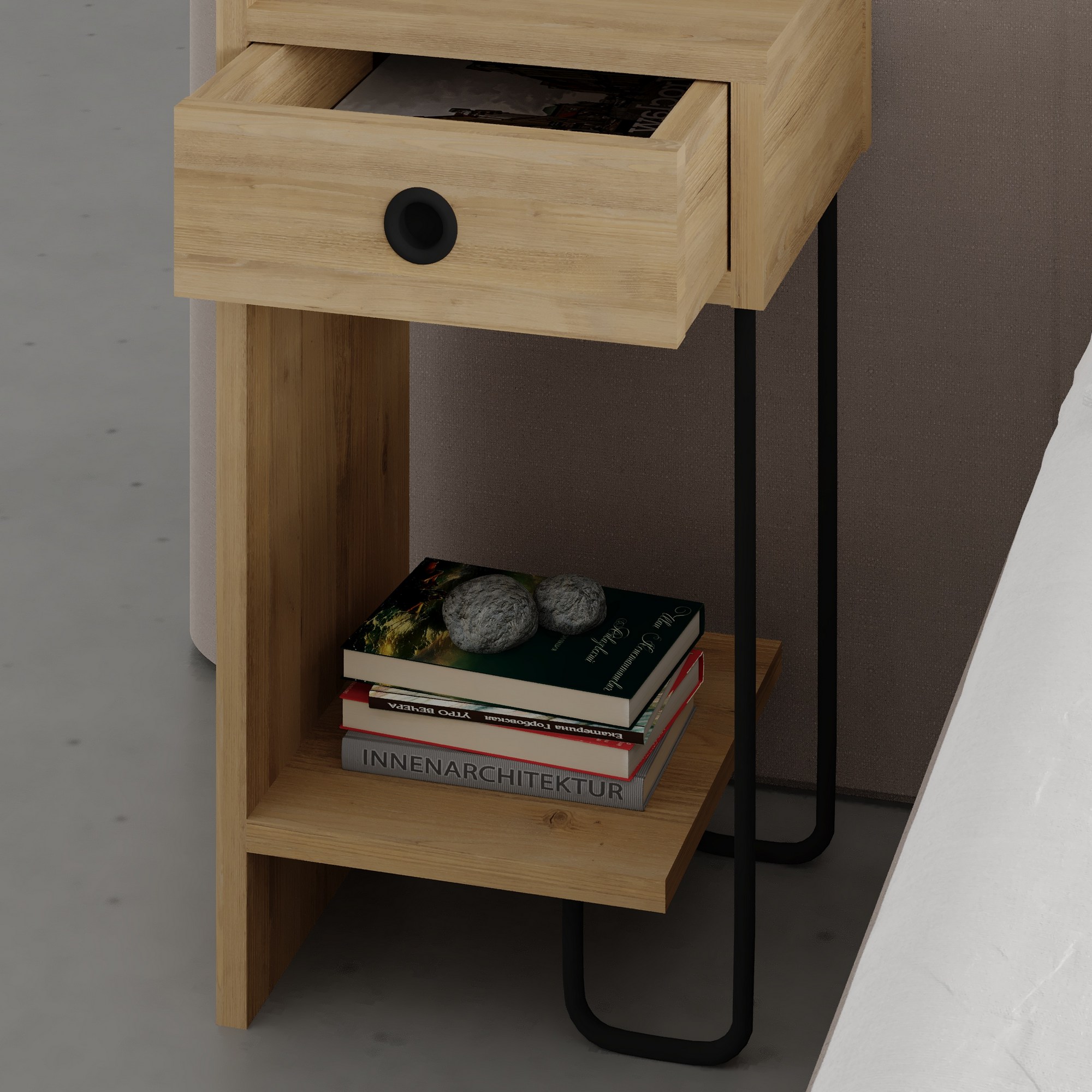 Sirius Nightstand Left
