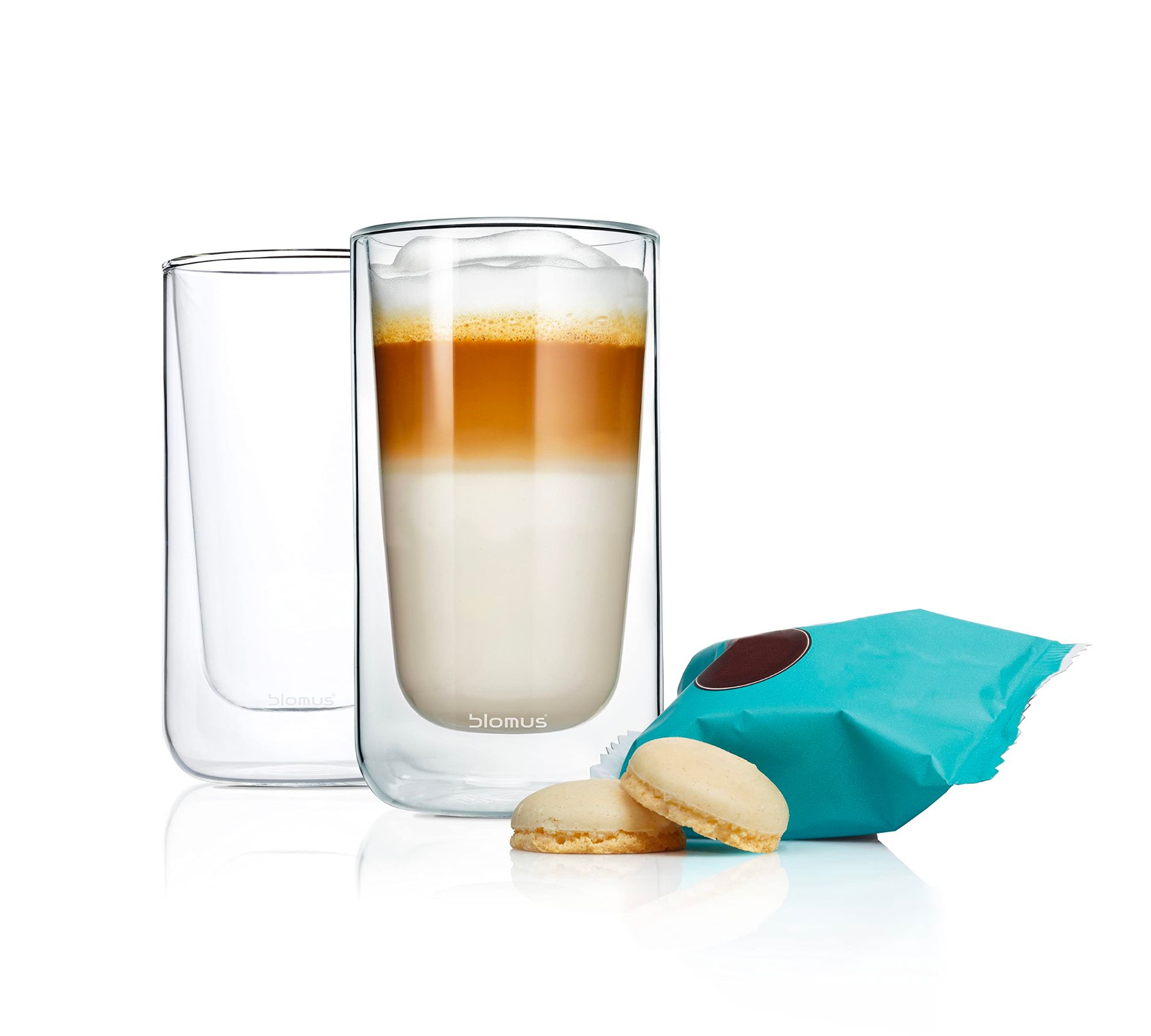2x Nero Latte Macchiato Glas