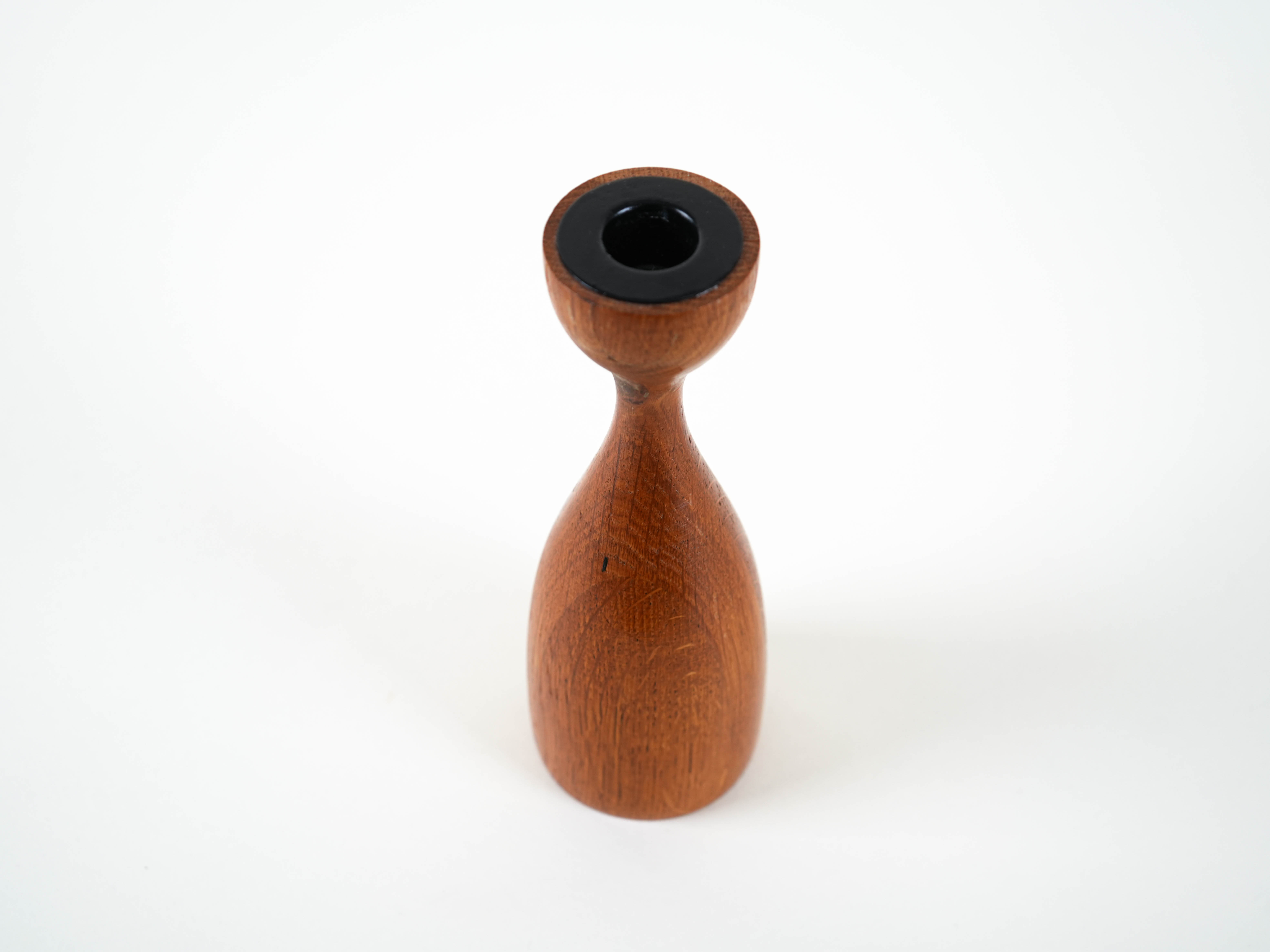 Teak Candle Holder 1970s