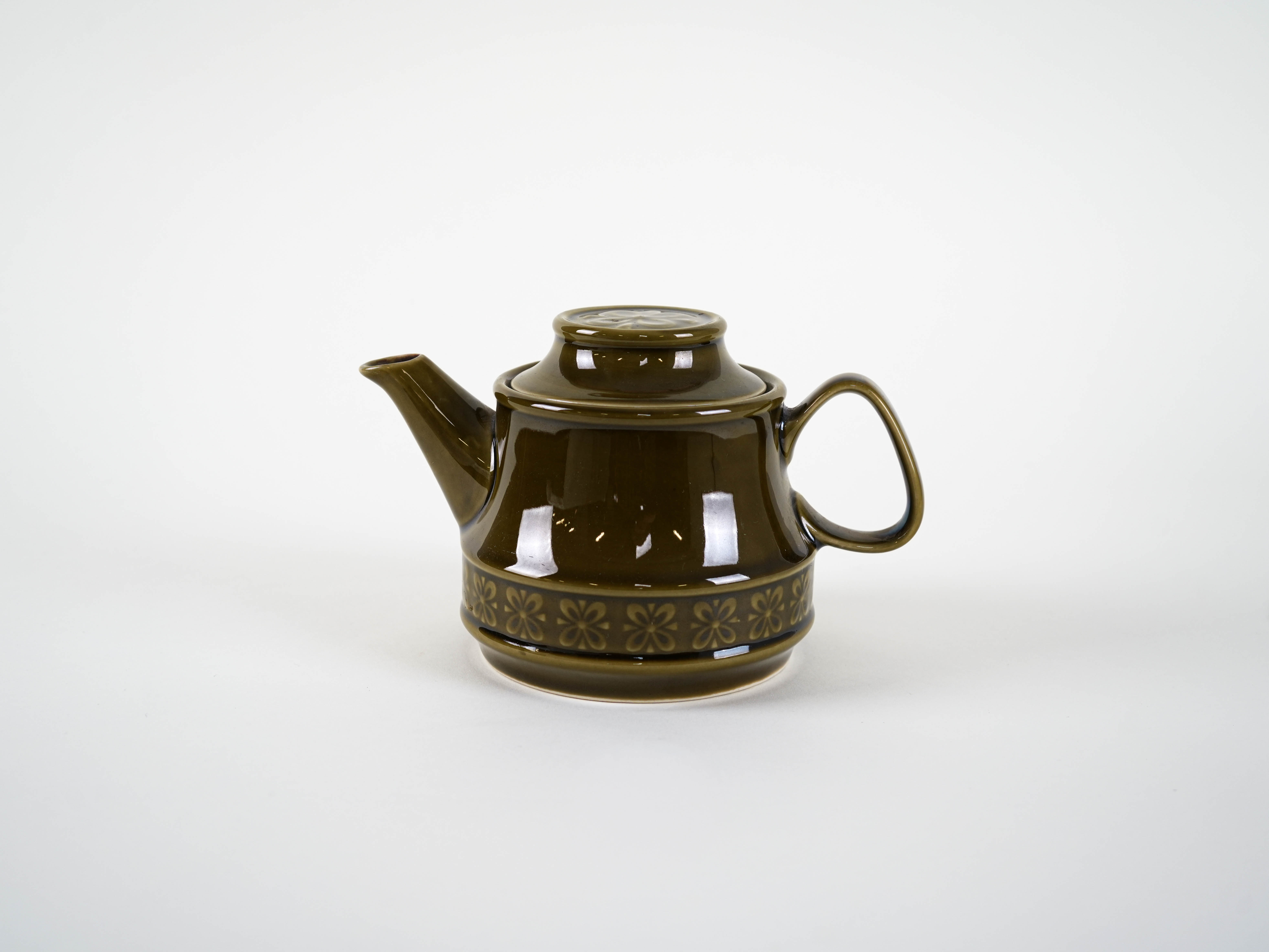 Ceramic teapot 1980s made in Poland