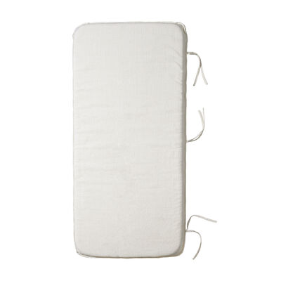2x HDPuna seat cushions with filling Cream white