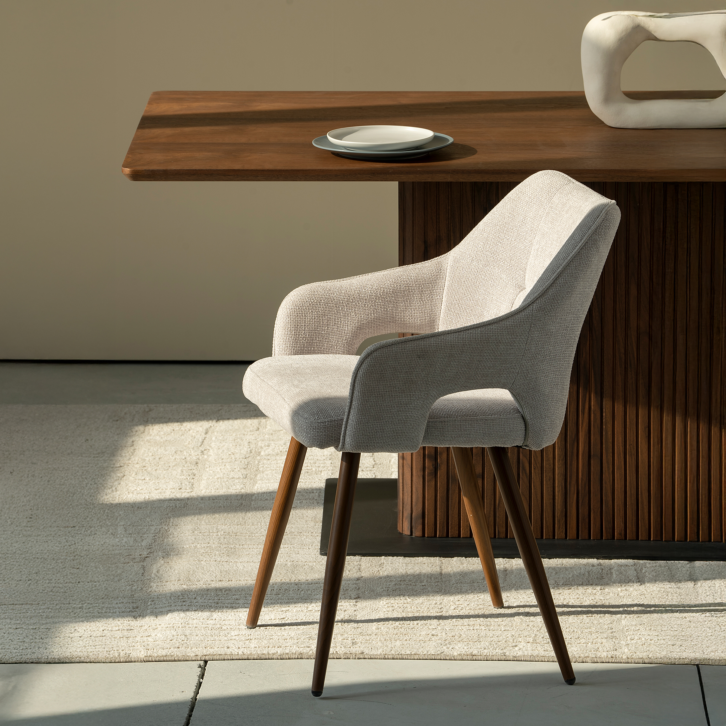 2x Esszimmerstuhl Zerbion Hellbraun