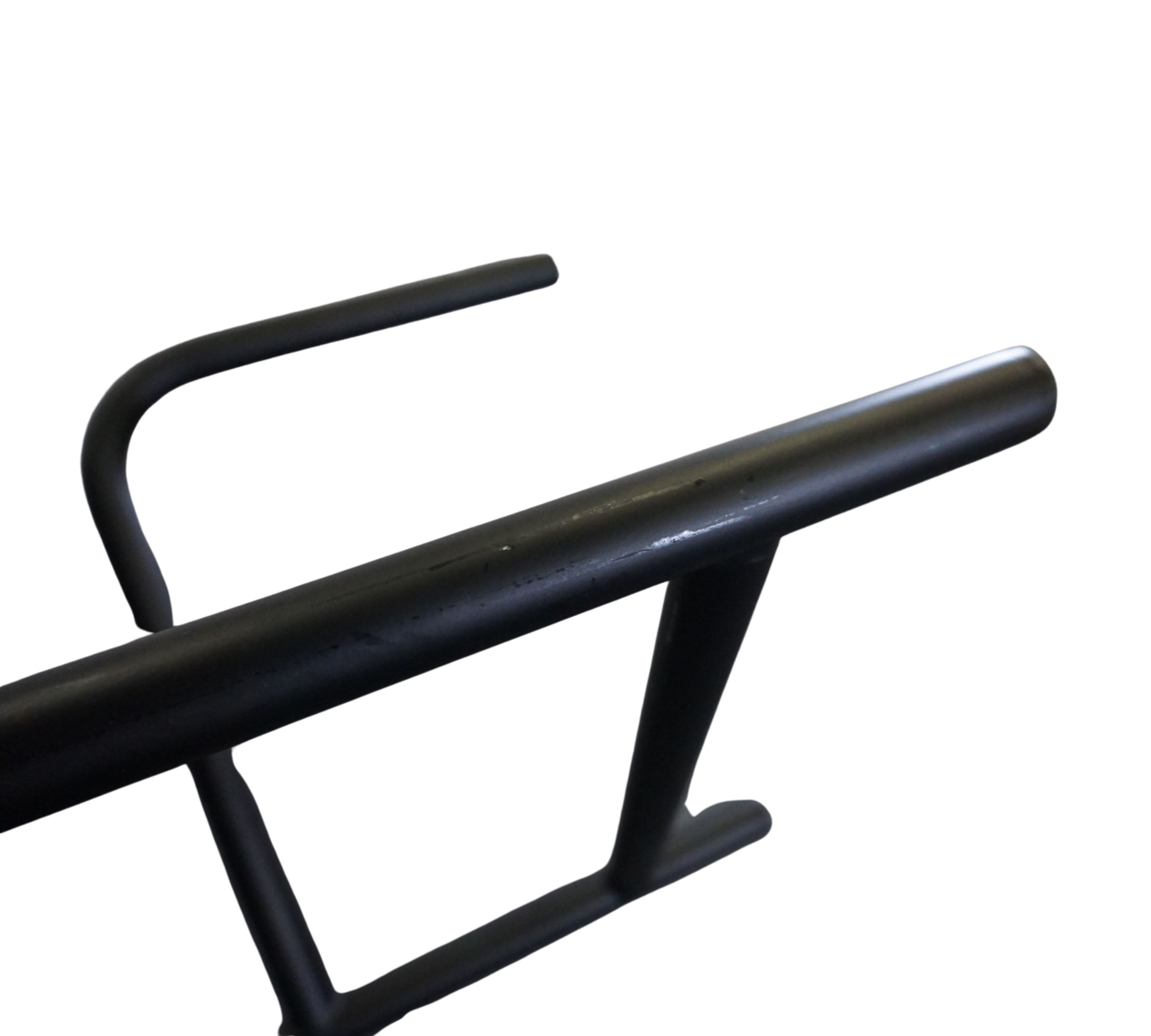 Blend Hocker Eiche Schwarz