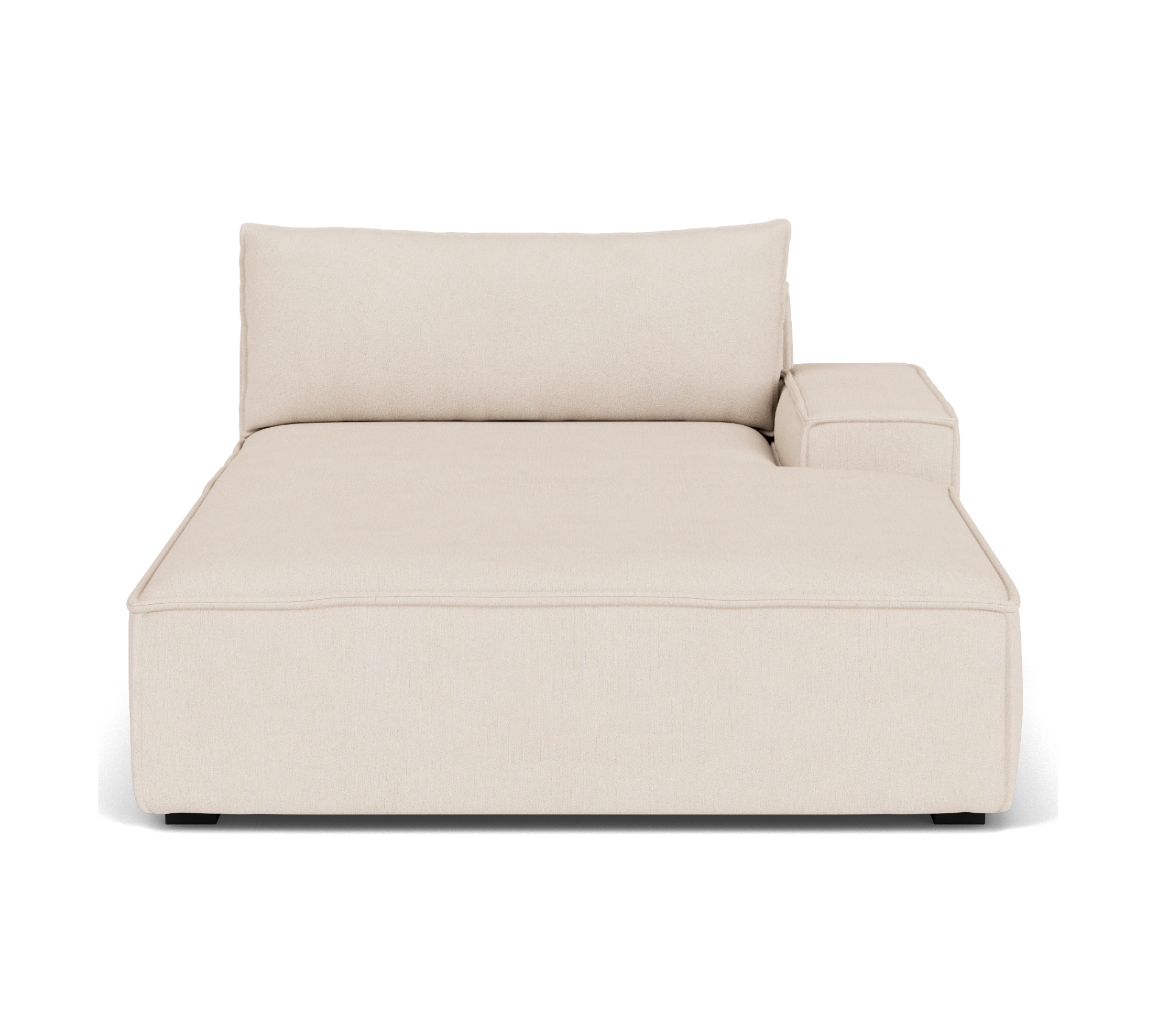 Daphne 1-Sitzer Récamiere Rechts Mark Sand