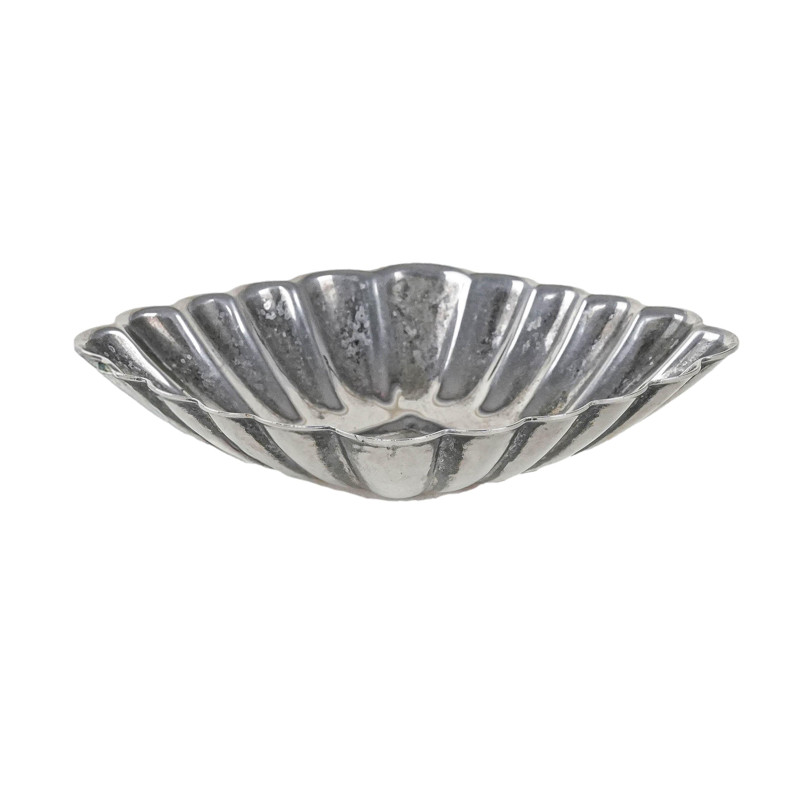 Metallplatte Silber