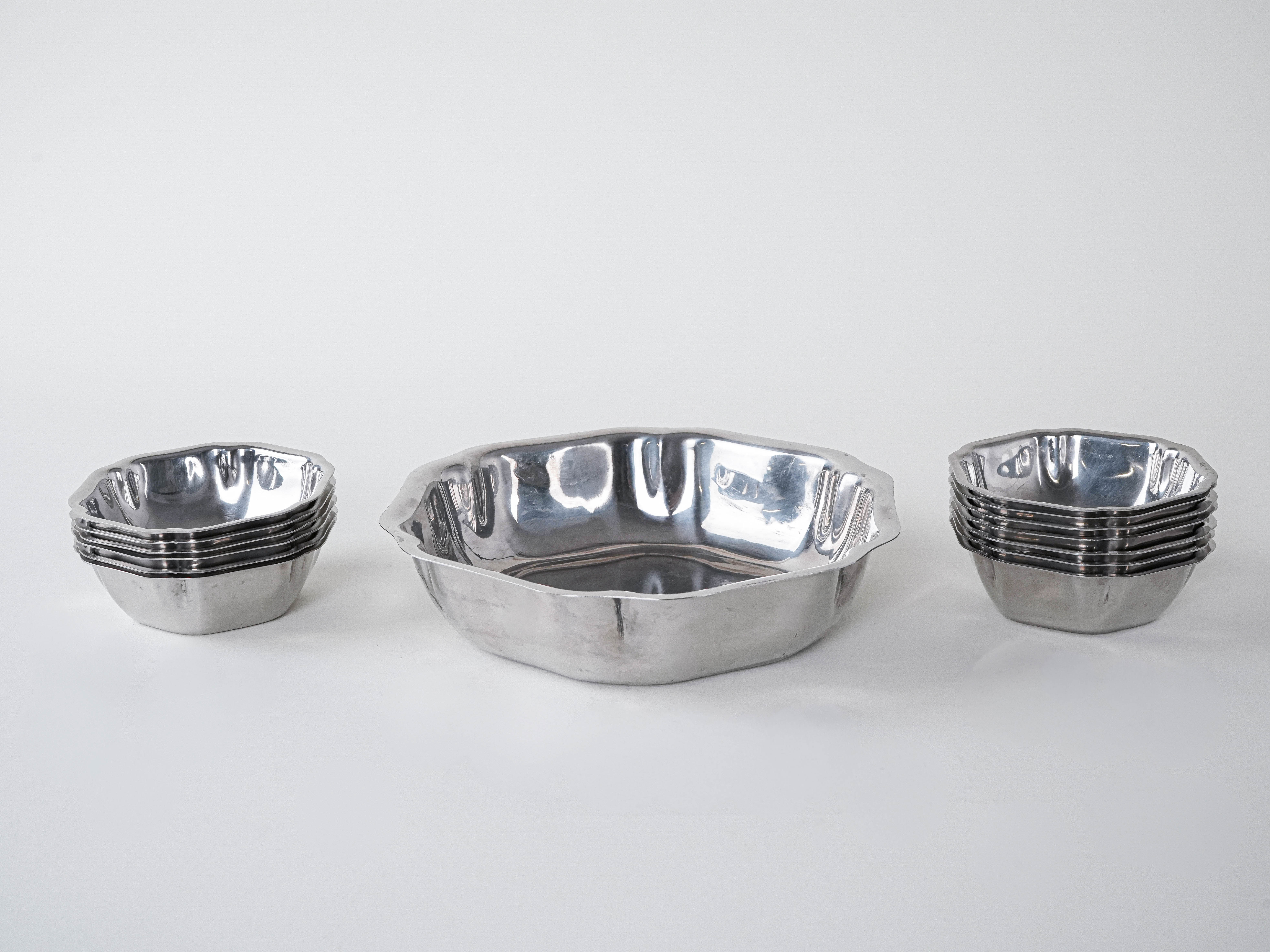 Stainless steel bowl set 1