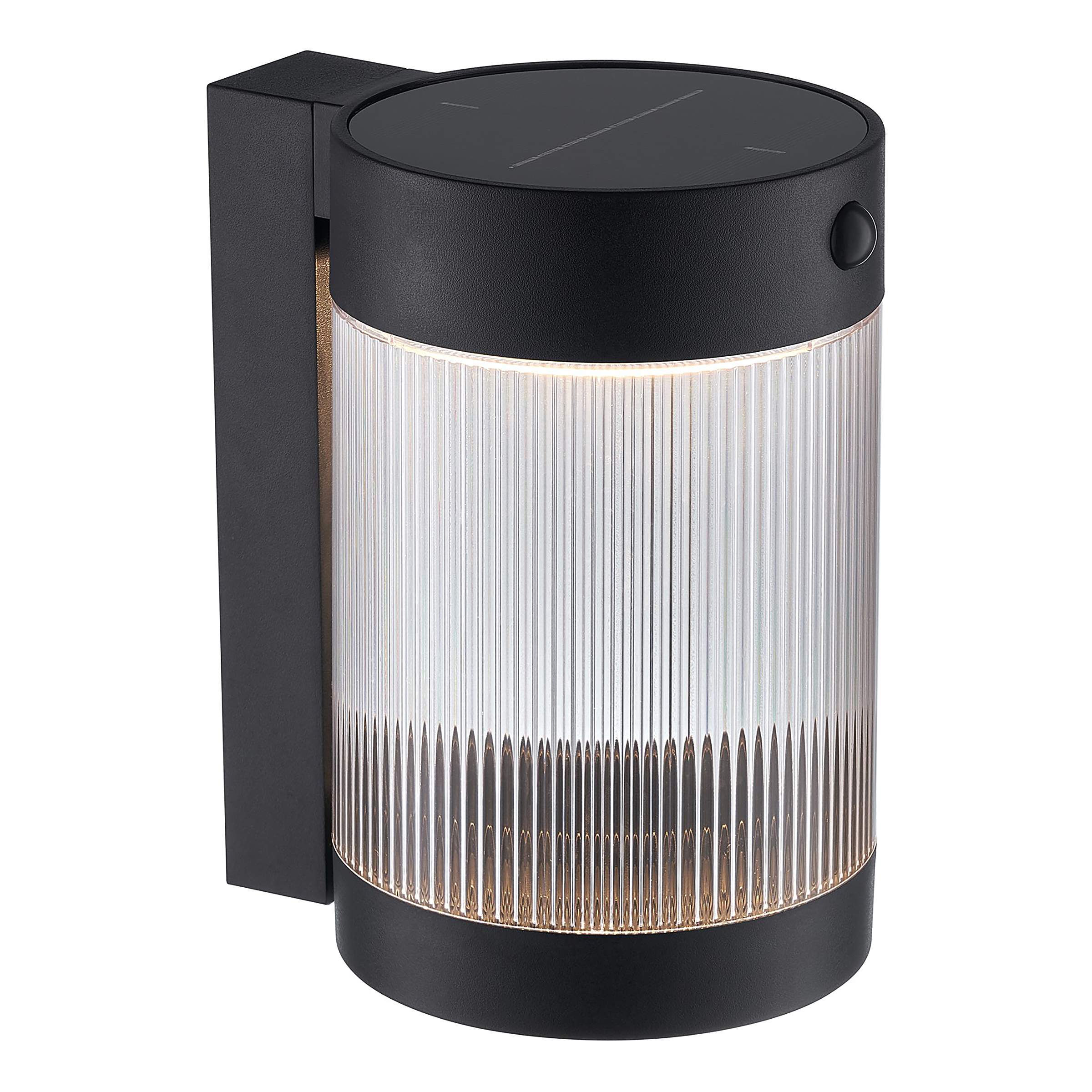 Außenwandleuchte Coupar Schwarz Polycarbonat 14 x 22 x 18 cm