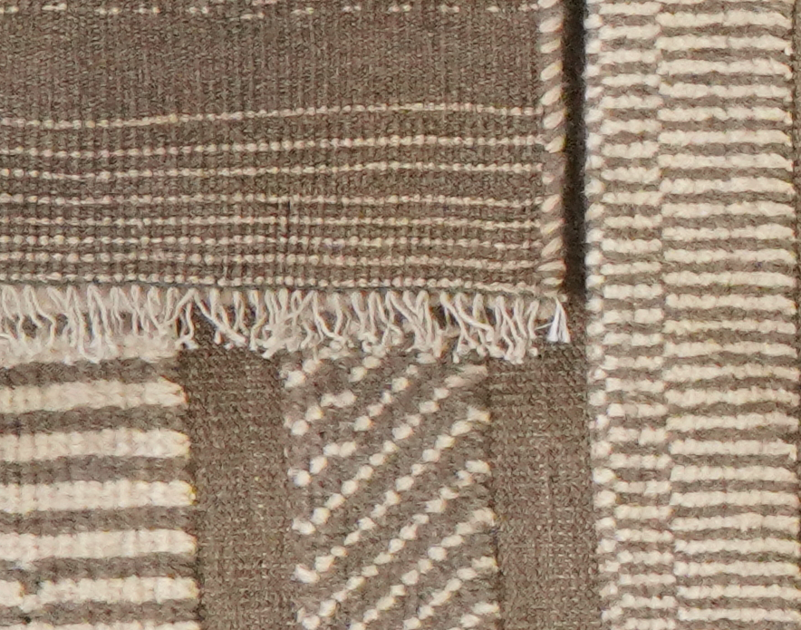 Gabbeh Teppich Wolle Beige