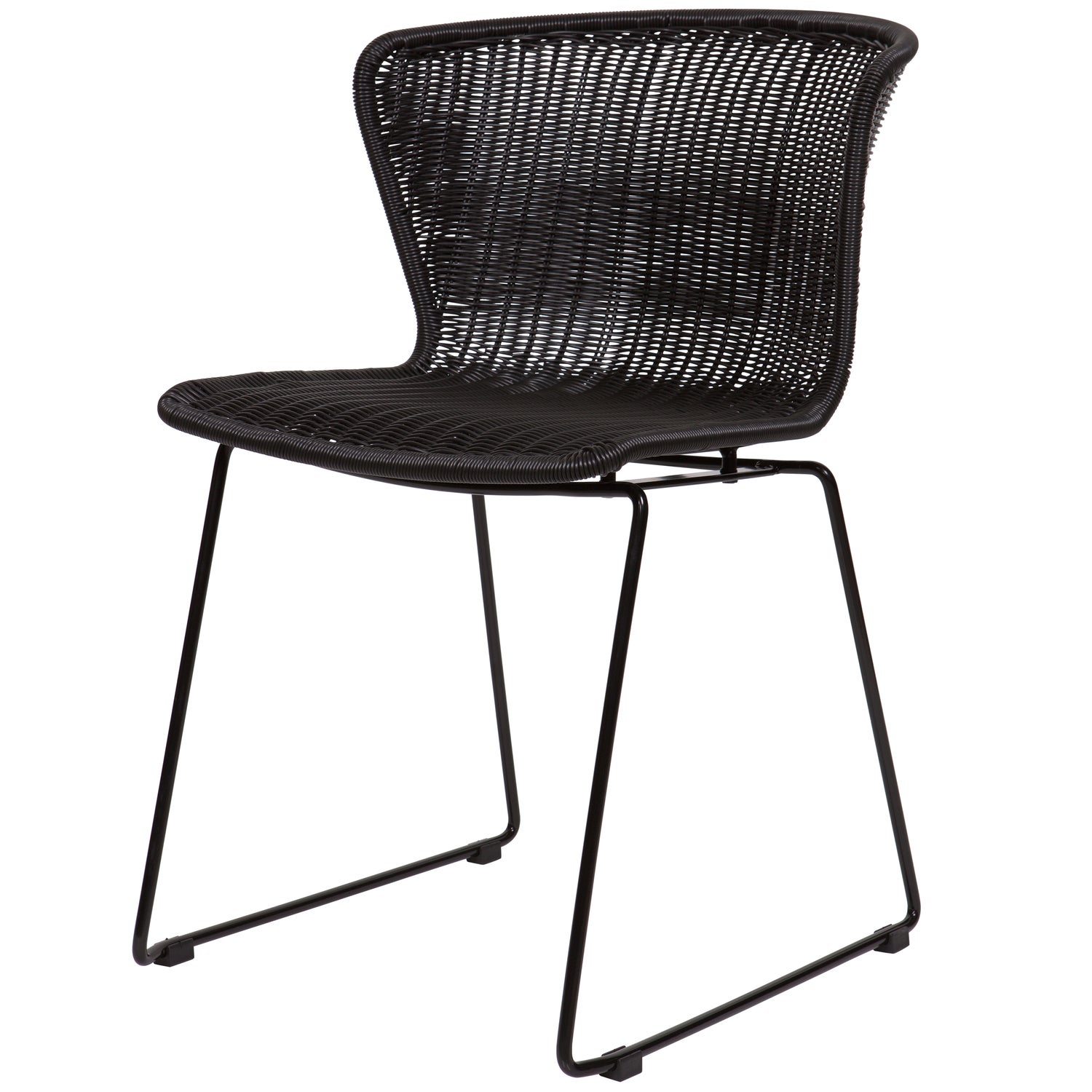 2x Wings Garden Chair Black