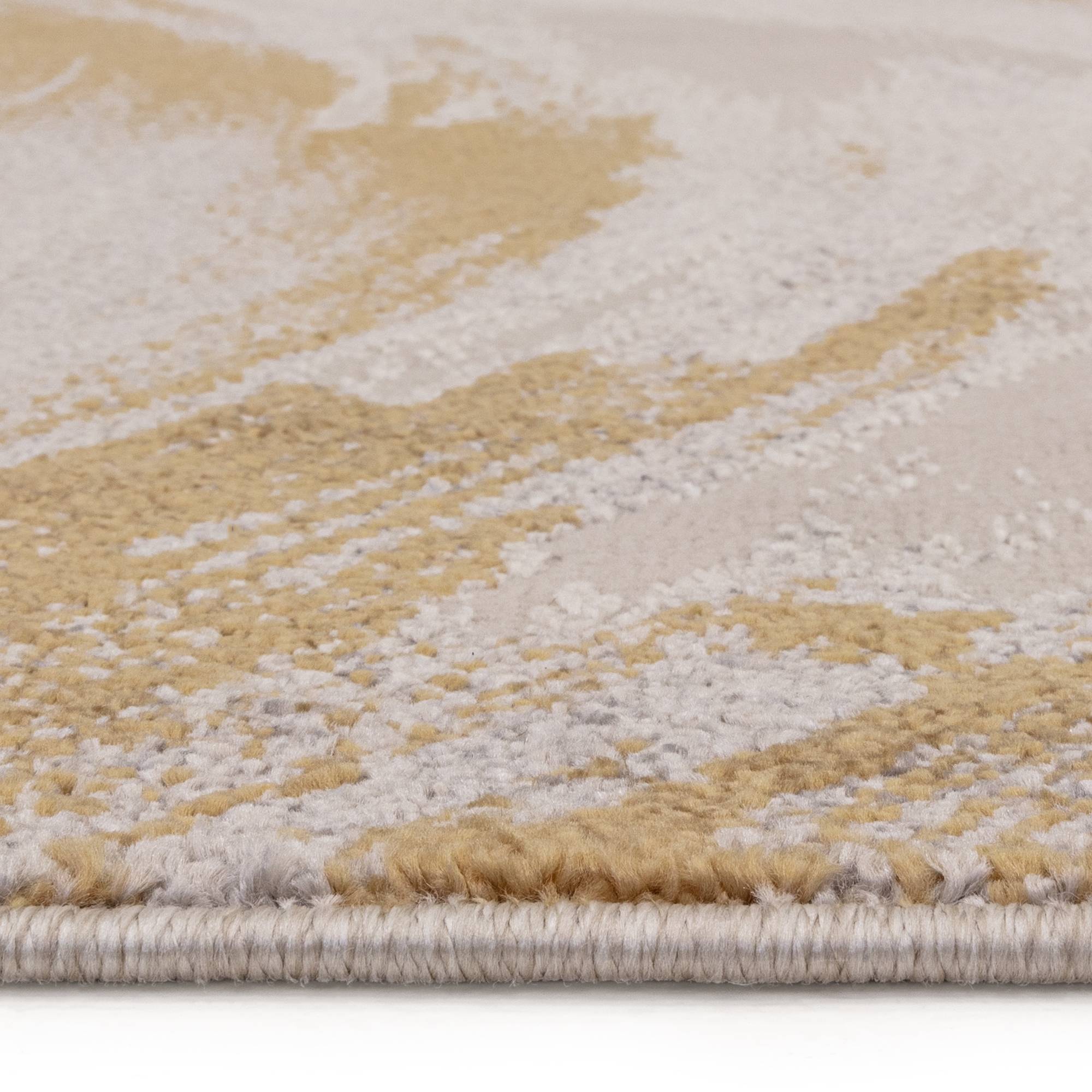 Viva Carpet Yellow Abstract Pattern 160x220cm