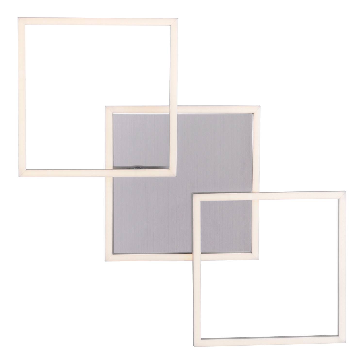 LED-Deckenleuchte Iven II Polycarbonat / Aluminium 3-flammig