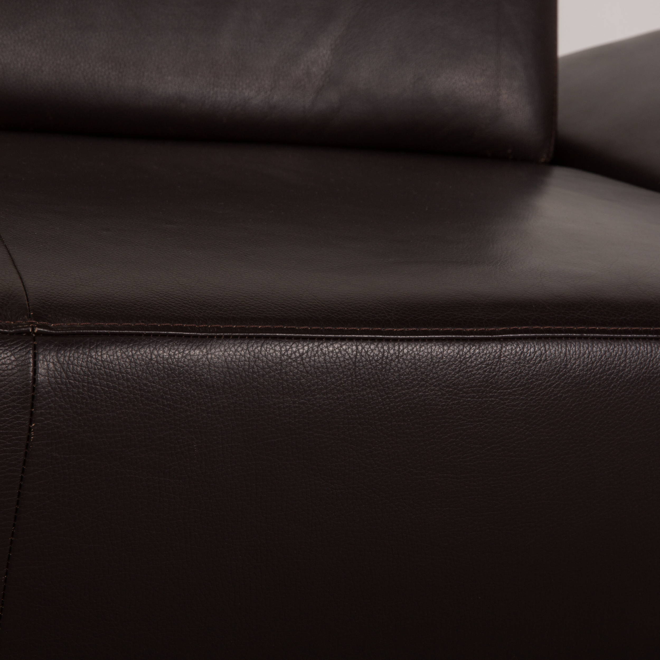 Taboo Sofa 2-Sitzer mit Funktion Leder Braun