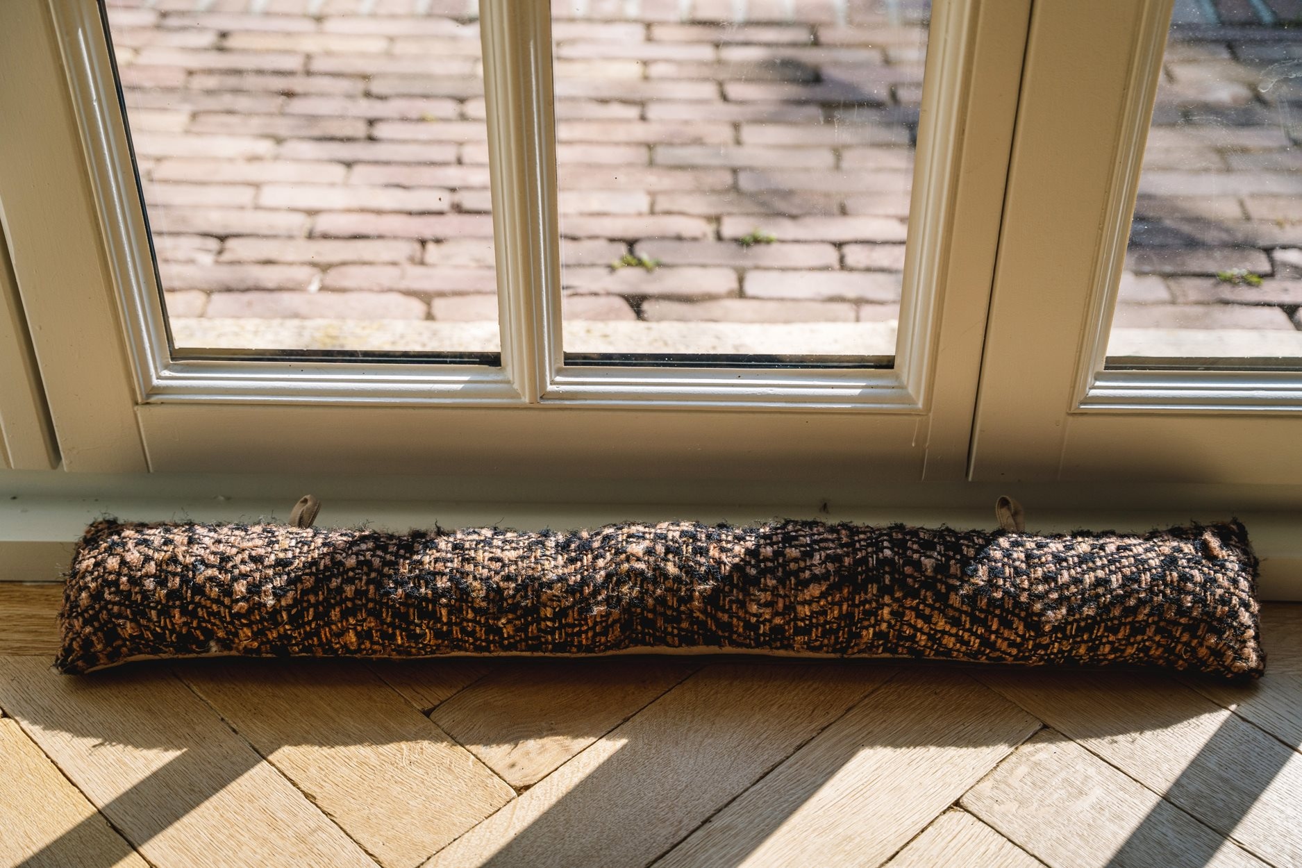 Türstopper Baumwolle Schwarz Braun