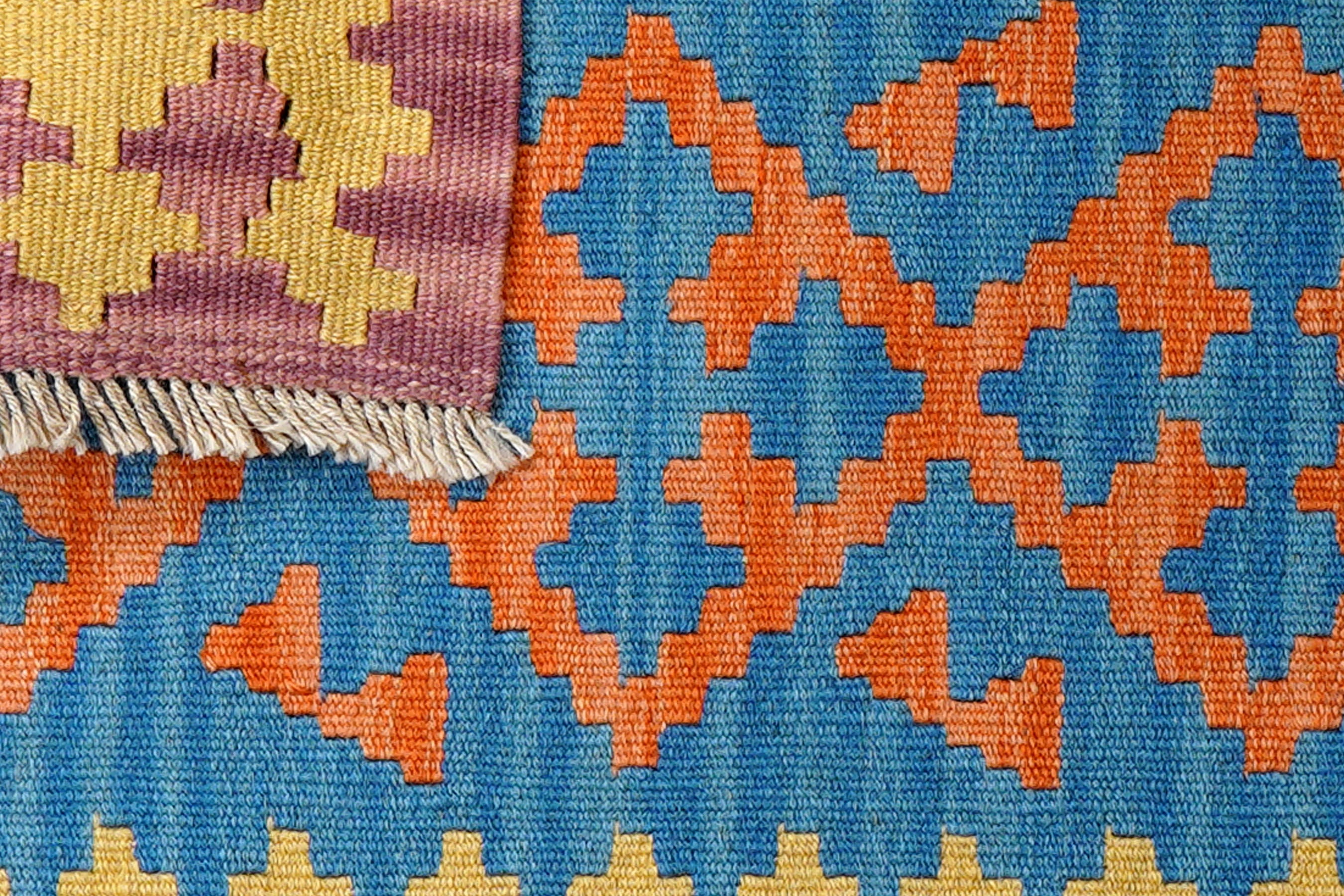 Kilim Gashgai Teppich Wolle Mehrfarbig