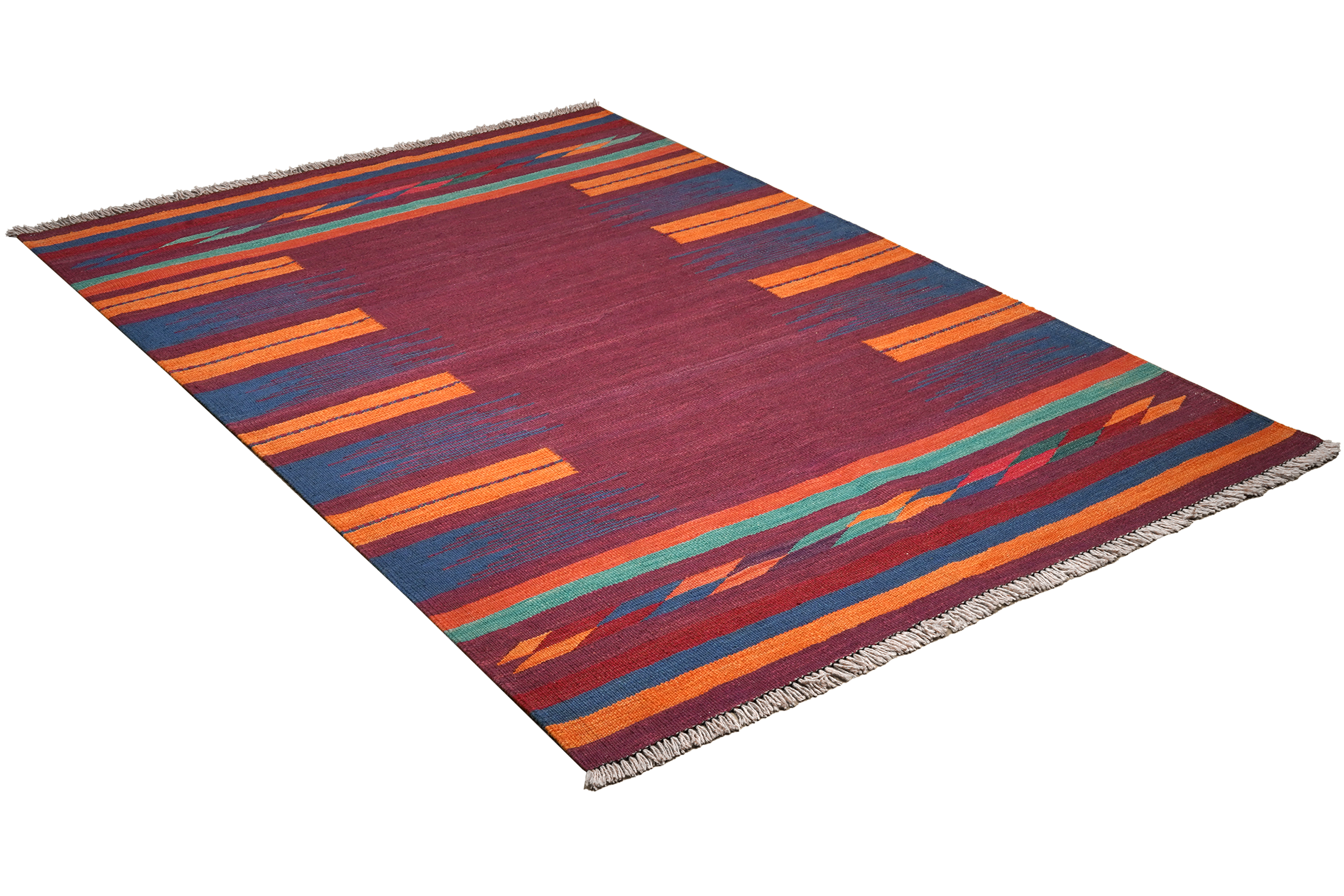 Kilim Gashgai Teppich Mehrfarbig