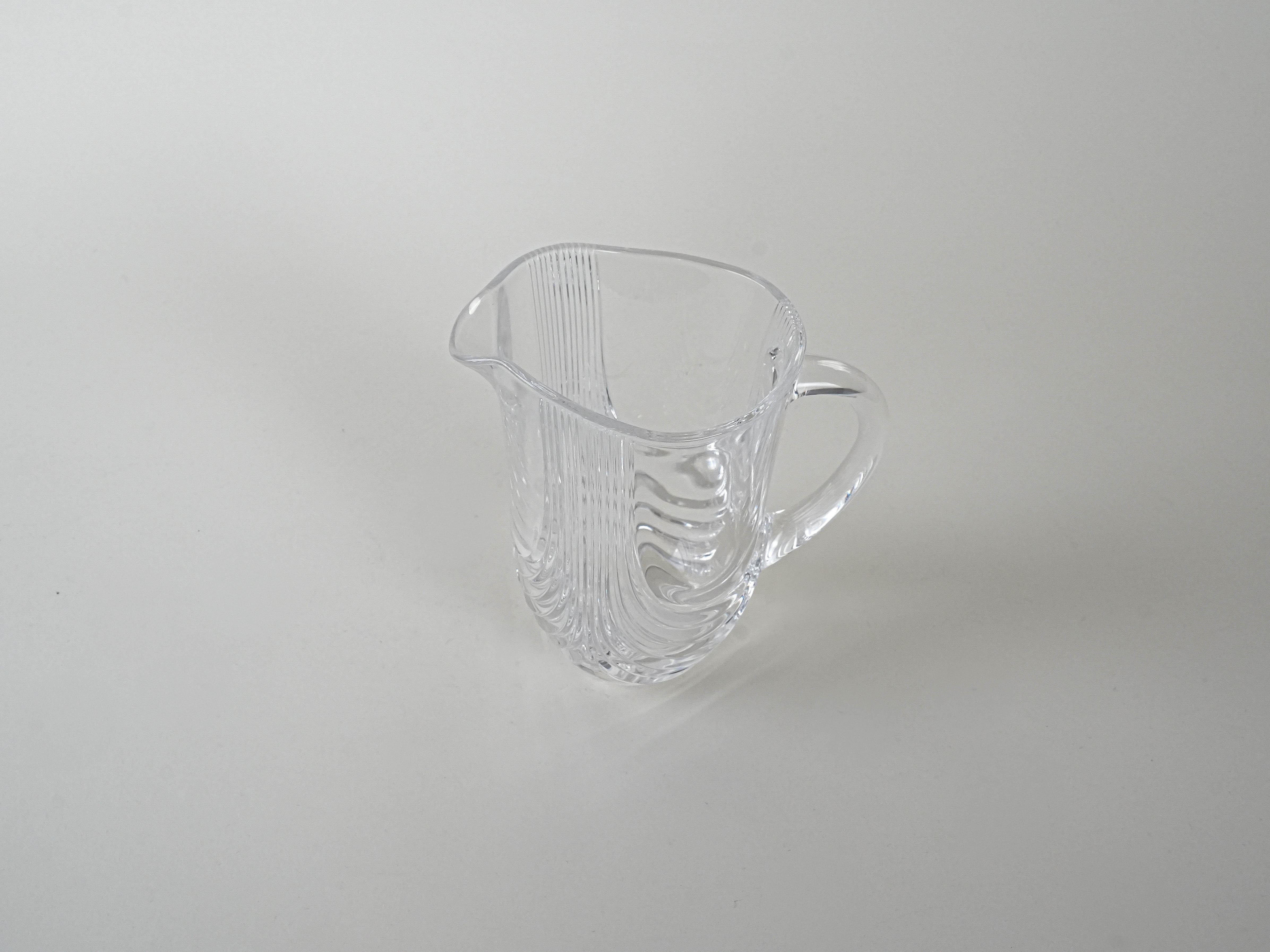 Kristallkaraffe Transparent 1970er Jahre