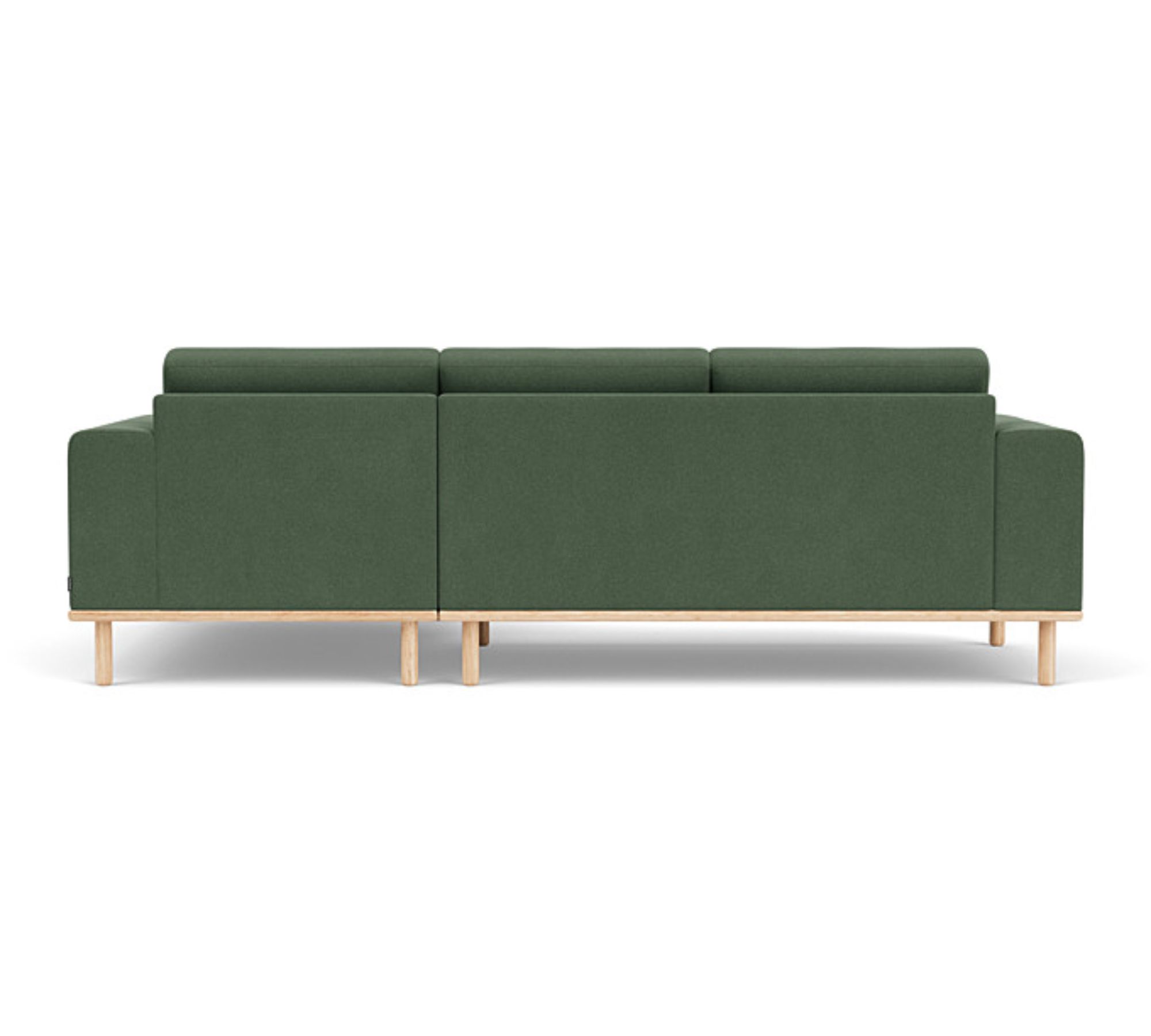 Vilmar Sofa 3-Sitzer Récamiere Rechts Cura Dark Green