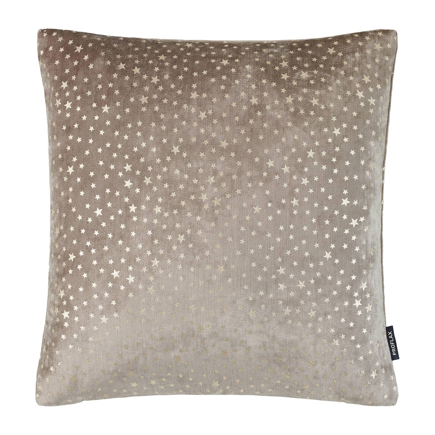 Kissenbezug Estrella Samt Taupe