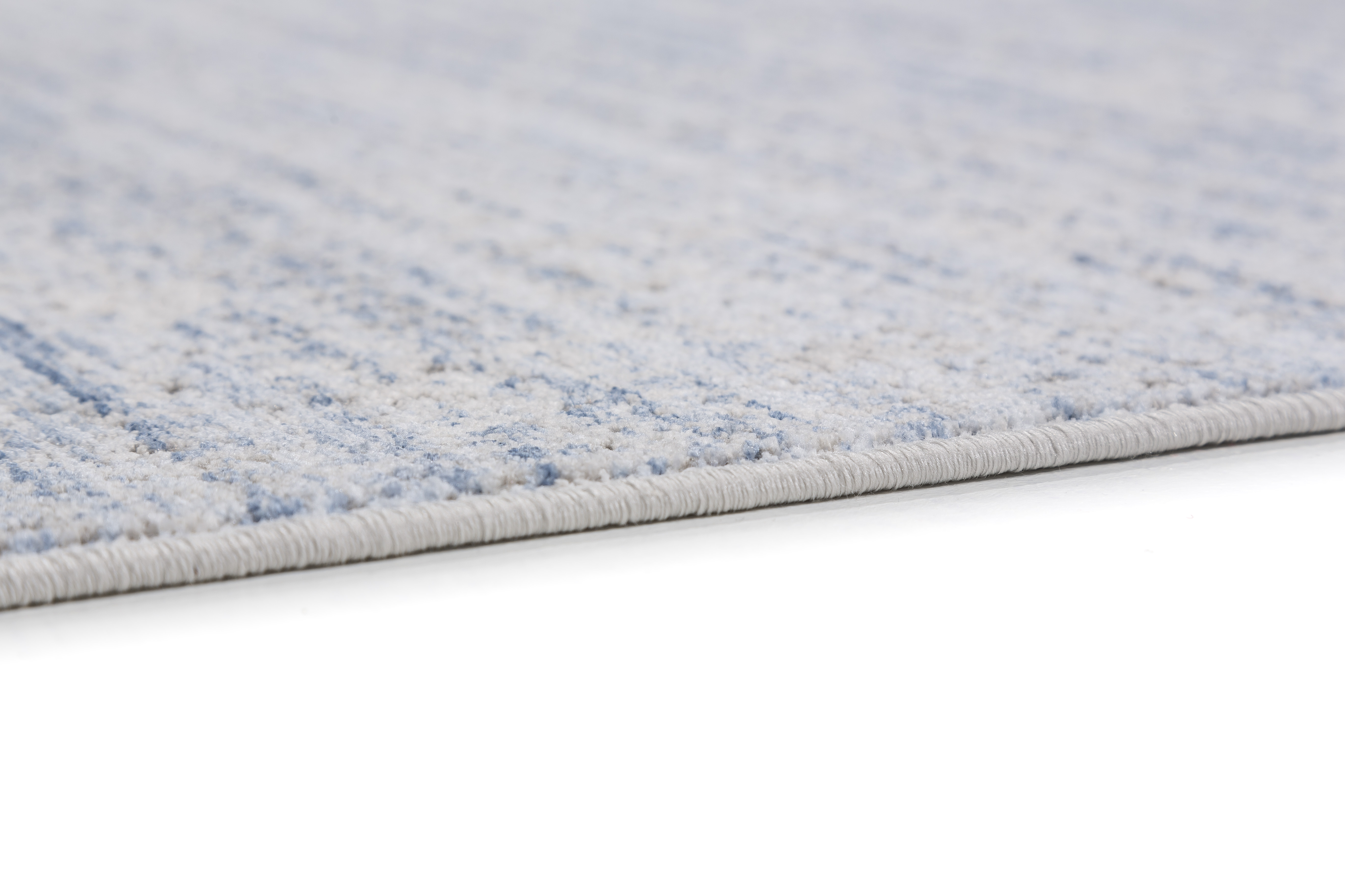 Charme Short Pile Rug Polyester Light Blue 80x150cm