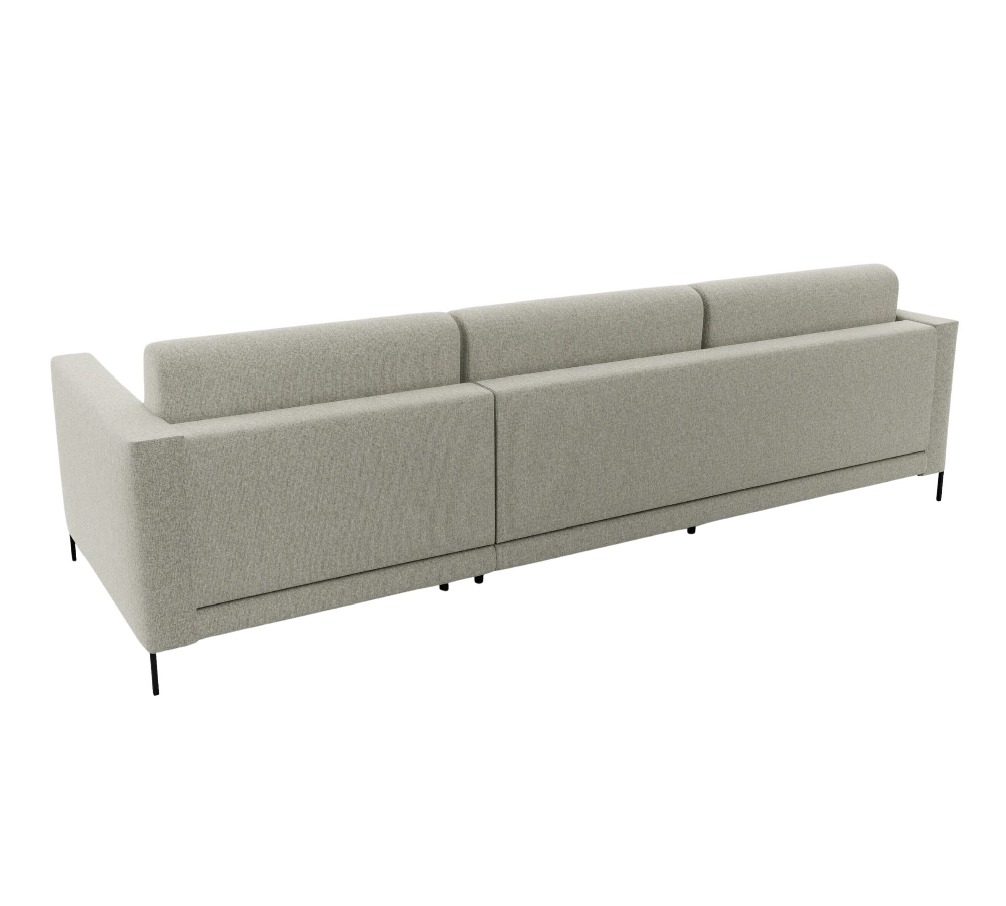 Tyme Sofa Feingewebe Lichtgrau