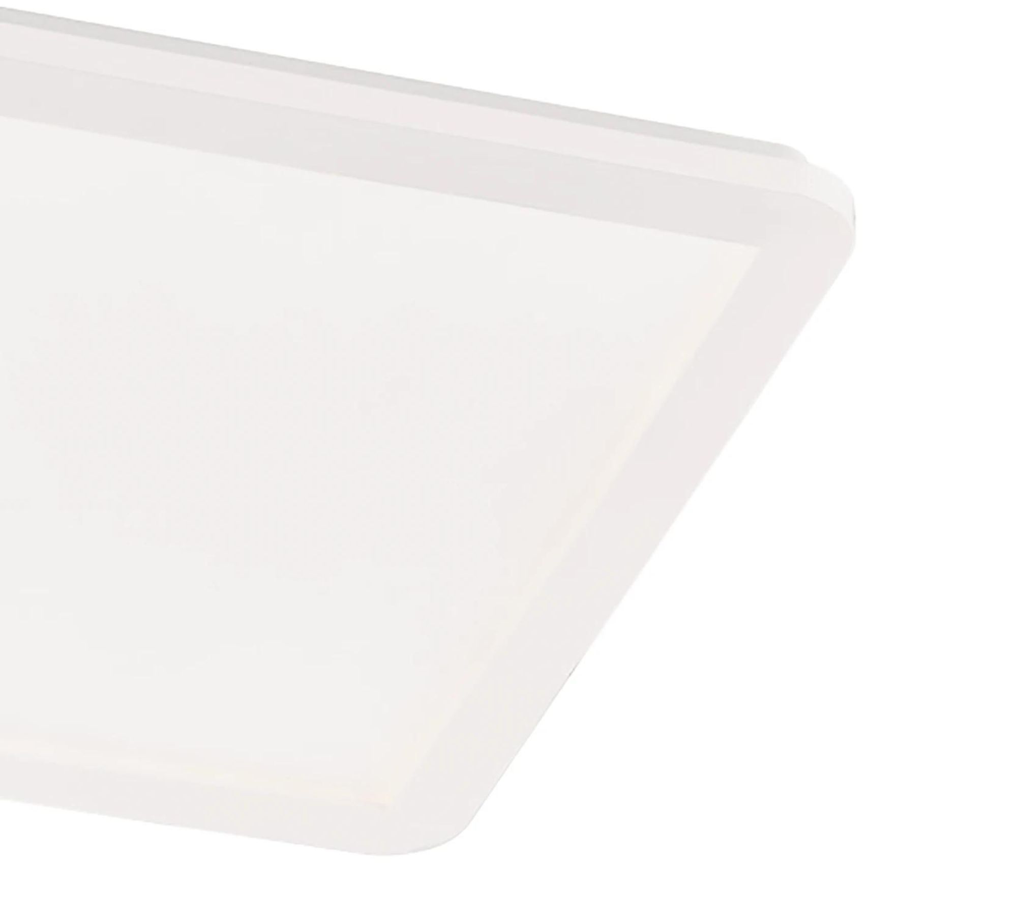 LED Deckenleuchte 1-flammig Glas Weiß