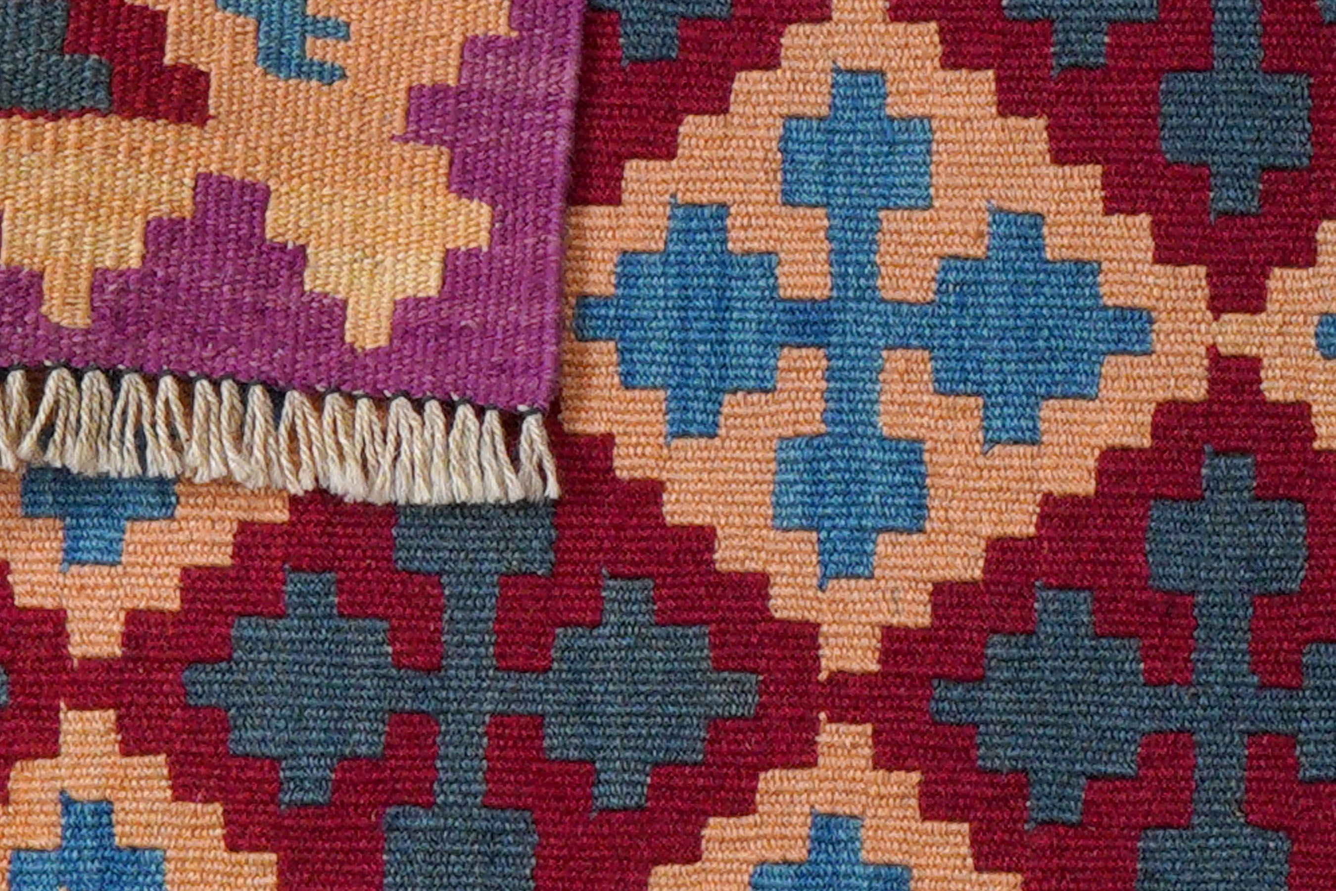Kilim Gashgai Teppich Mehrfarbig