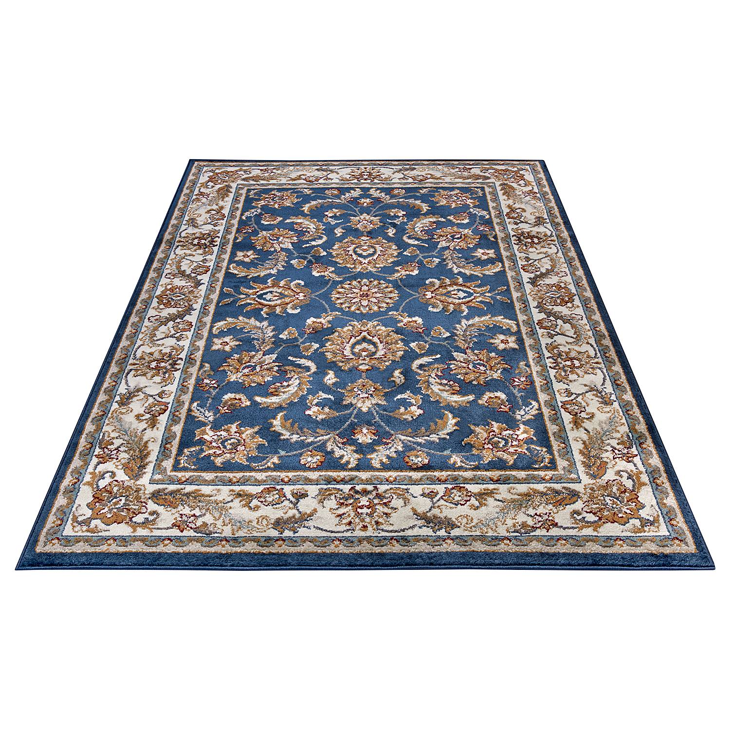 Reni Orientteppich Polypropylen Dunkelblau 80 x 120 cm