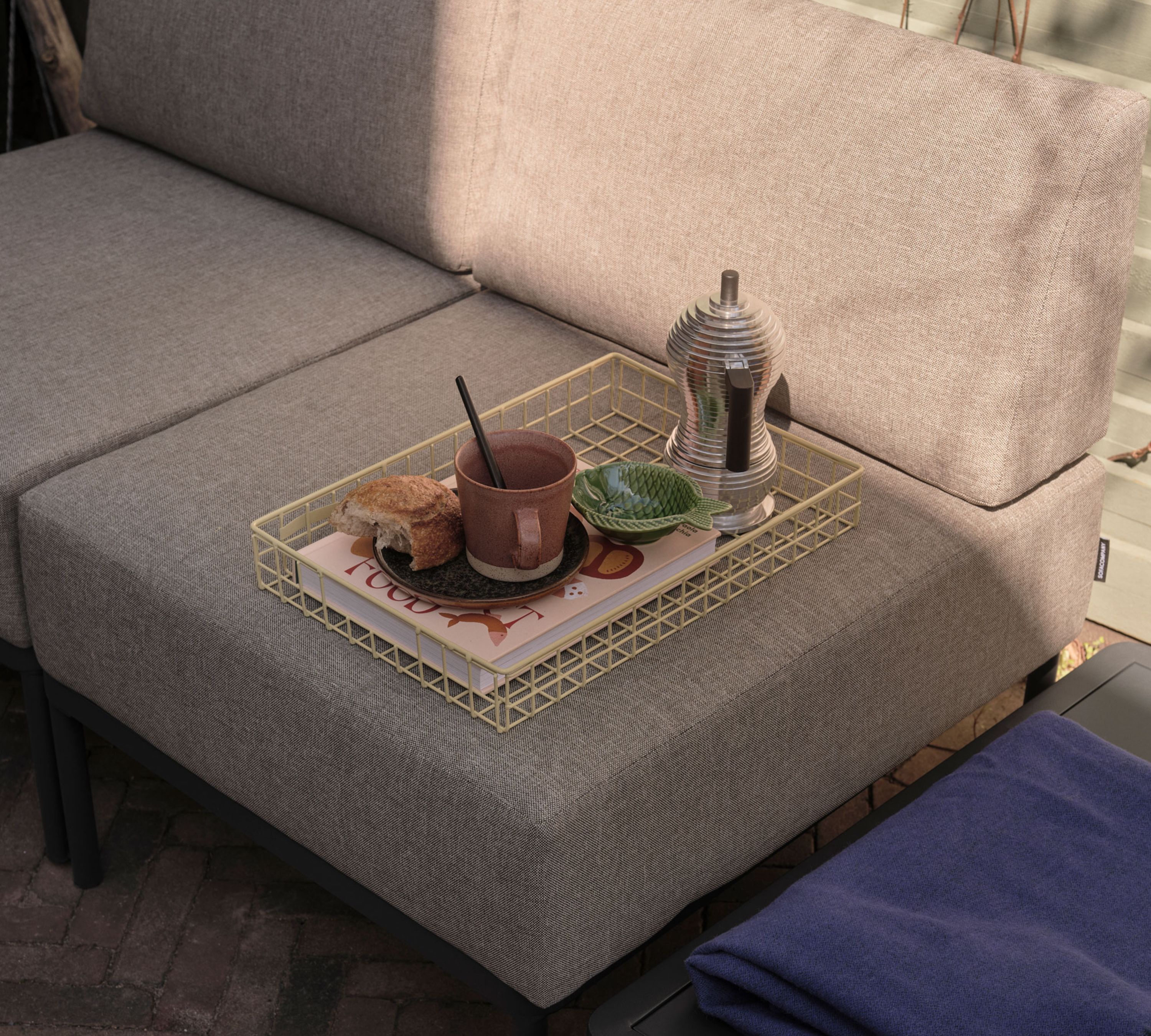 Hadley Outdoor 1-Seater Module Sesame