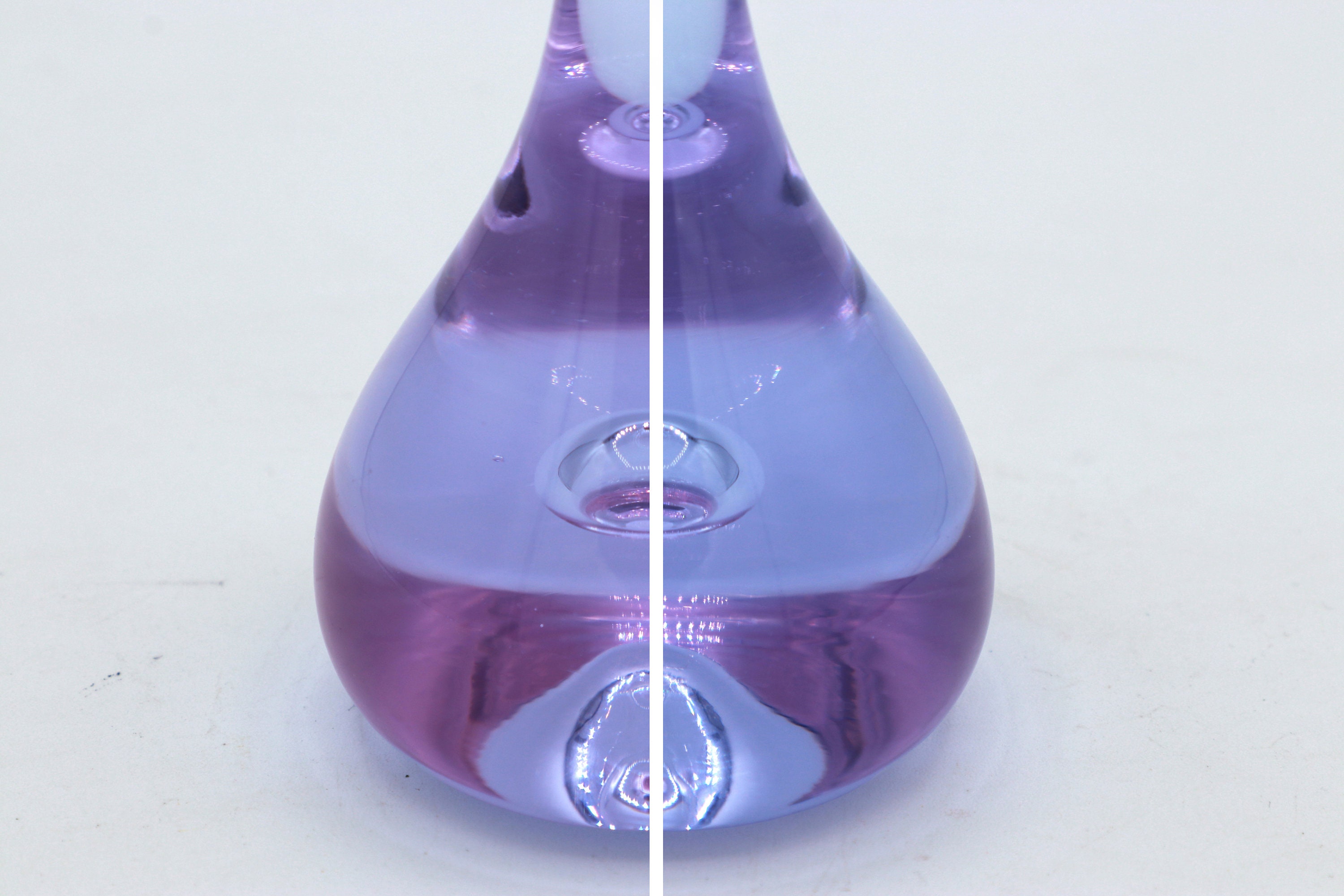 Vintage Blumenvase Kristall 1970er 