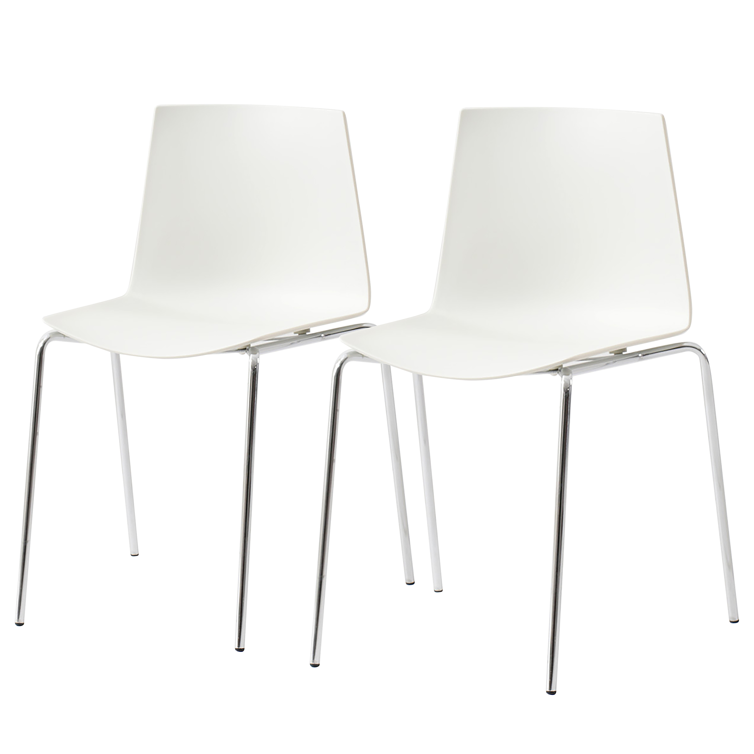 VESTAD Set da 2 sedie da pranzo bianco