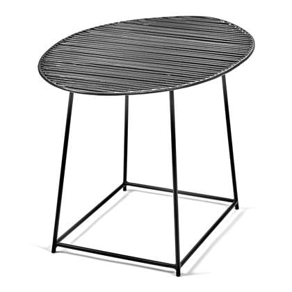 Filippo Side Table Metal Grey