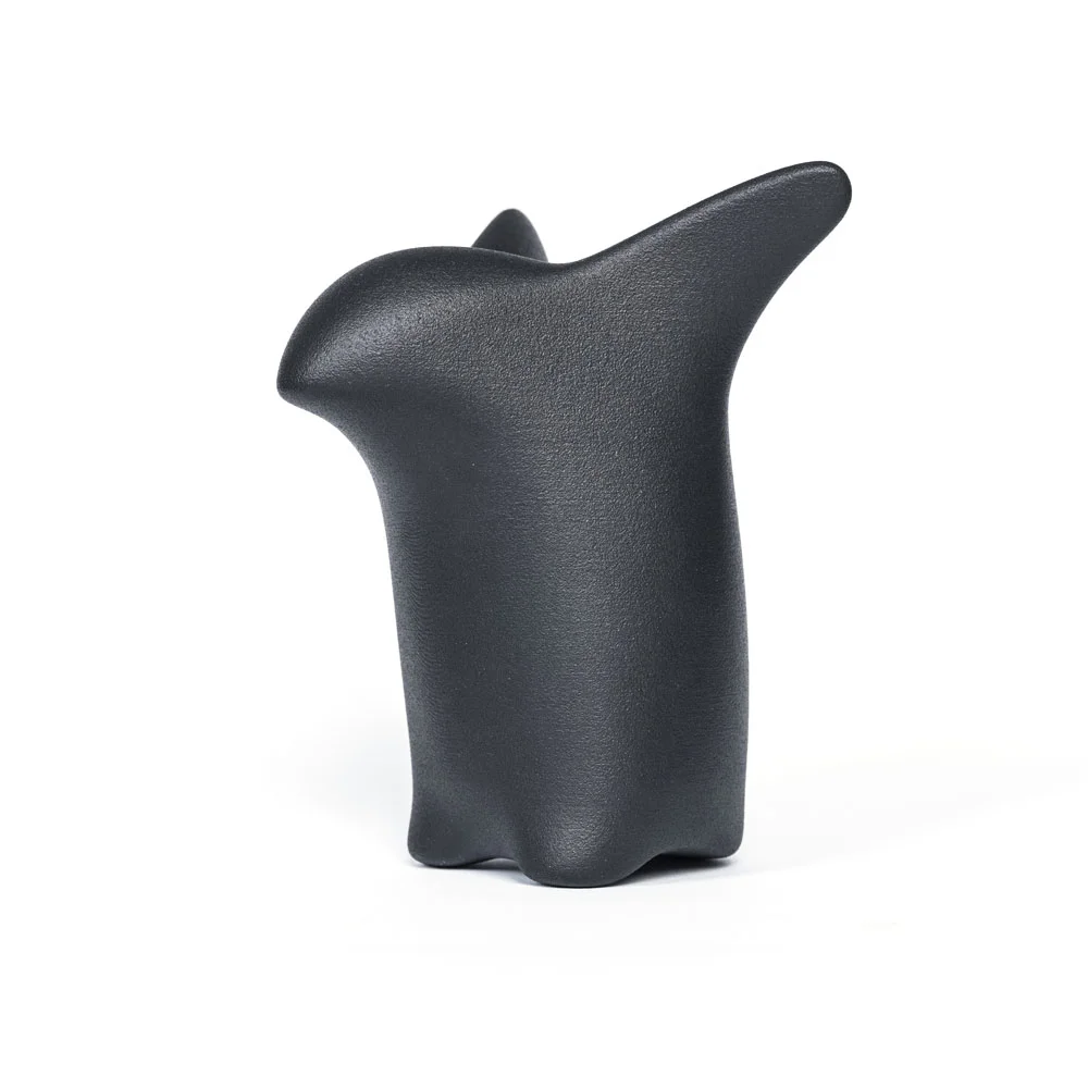 Curious Penguin Dekofigur 3D Druck Schwarz 
