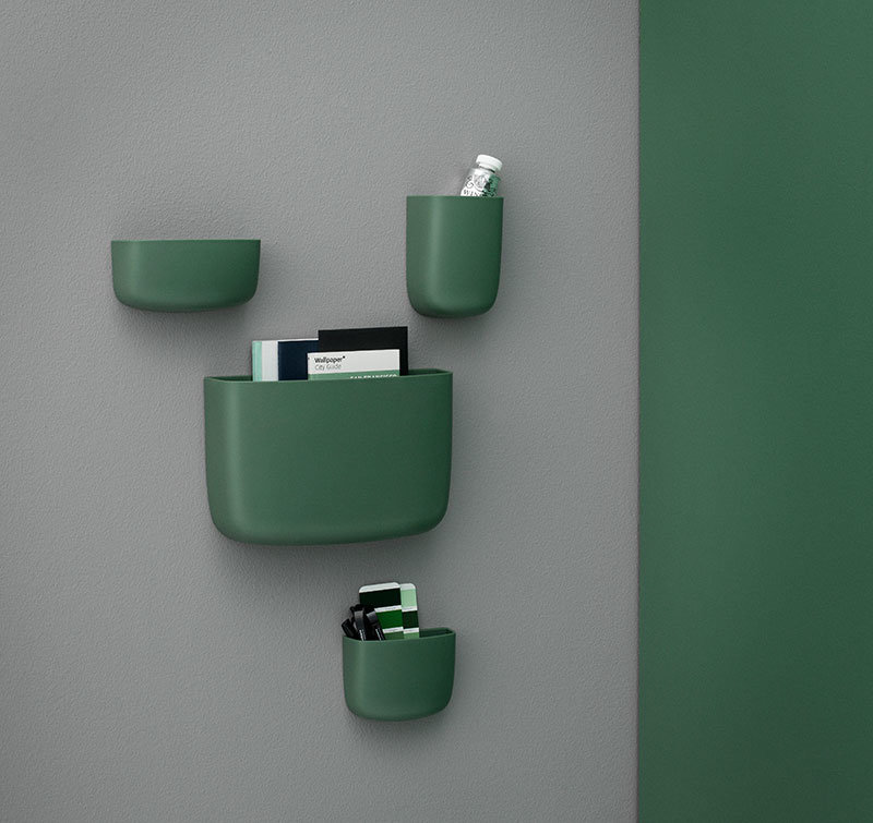 Pocket Wall Storage 4 Black