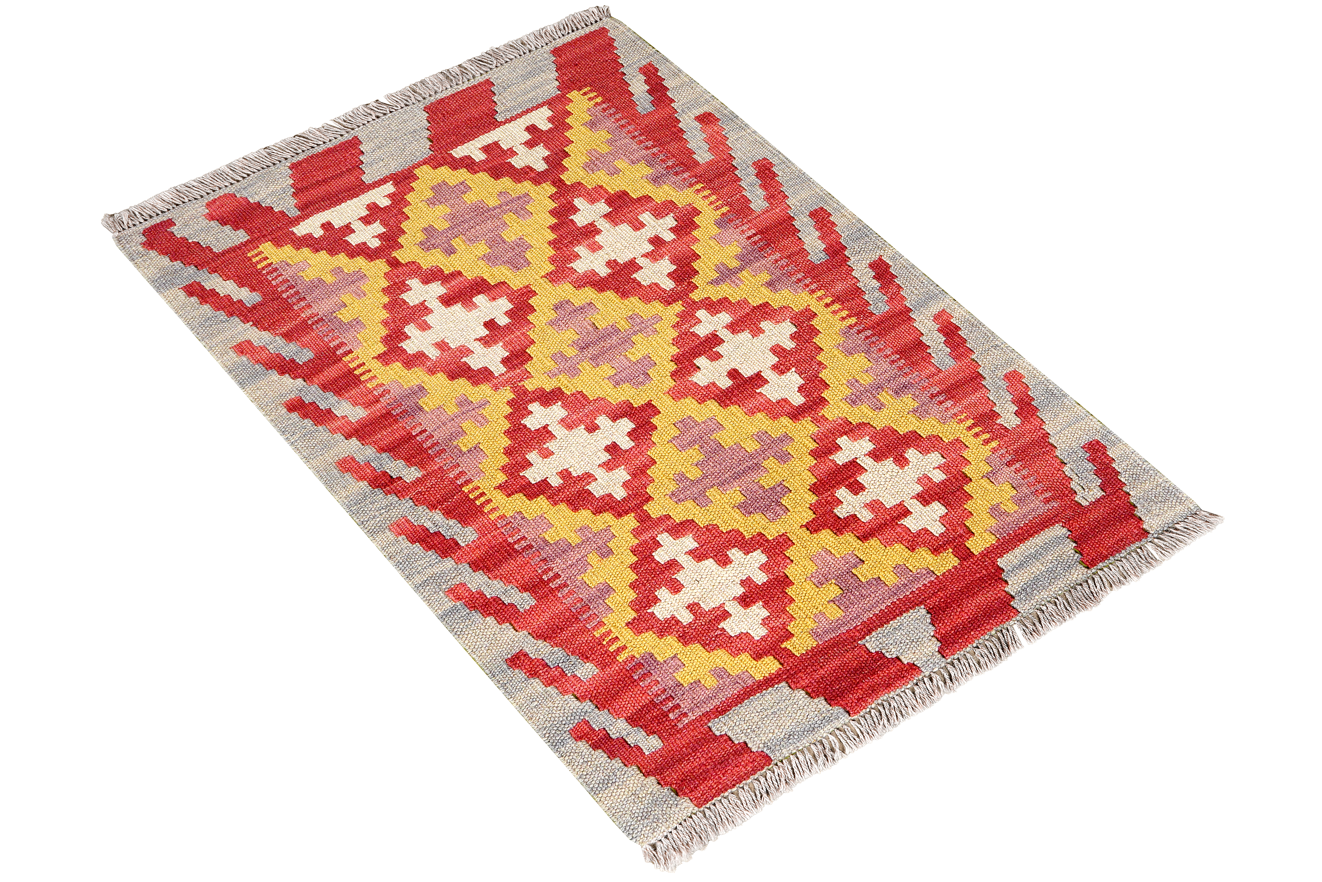 Kilim Gashgai Teppich Mehrfarbig