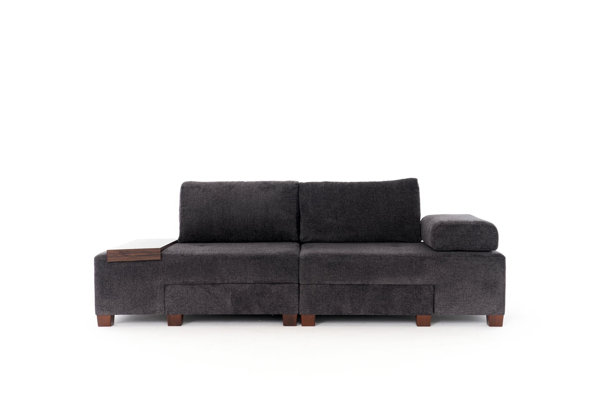 Perenna Sofa 3-Sitzer Chenille Anthrazit