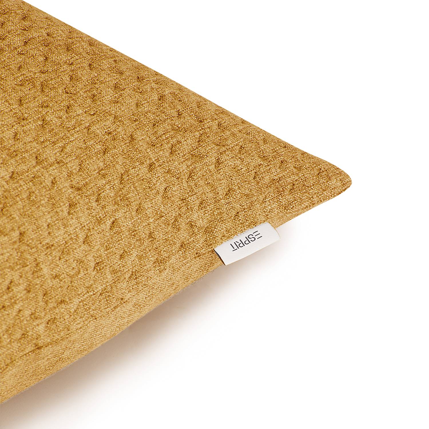 Harp Structure Pillowcase Polyester Mustard Yellow 60 x 60 cm