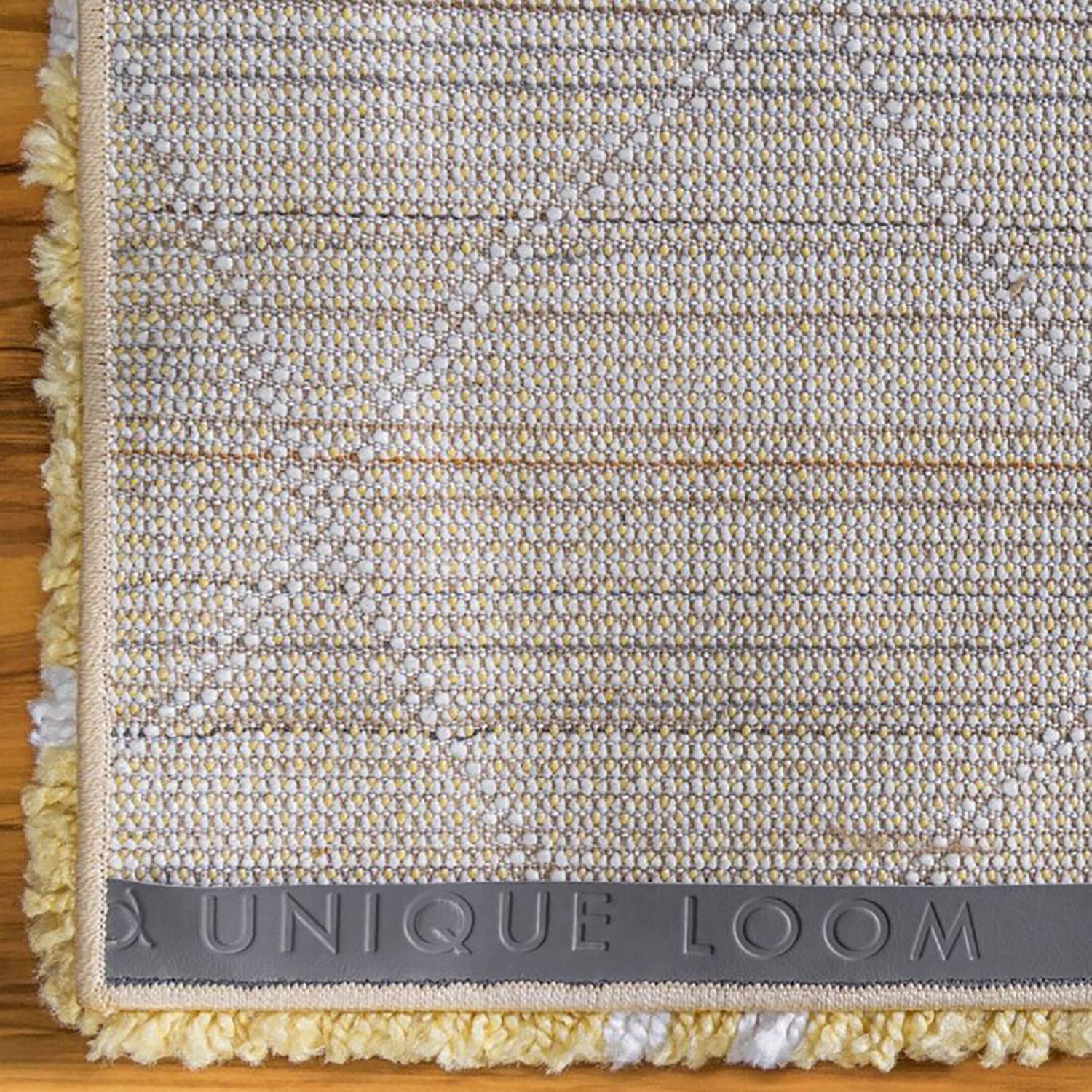 Runner Temara Shag I Polypropylene Jute Yellow 80 x 185 cm