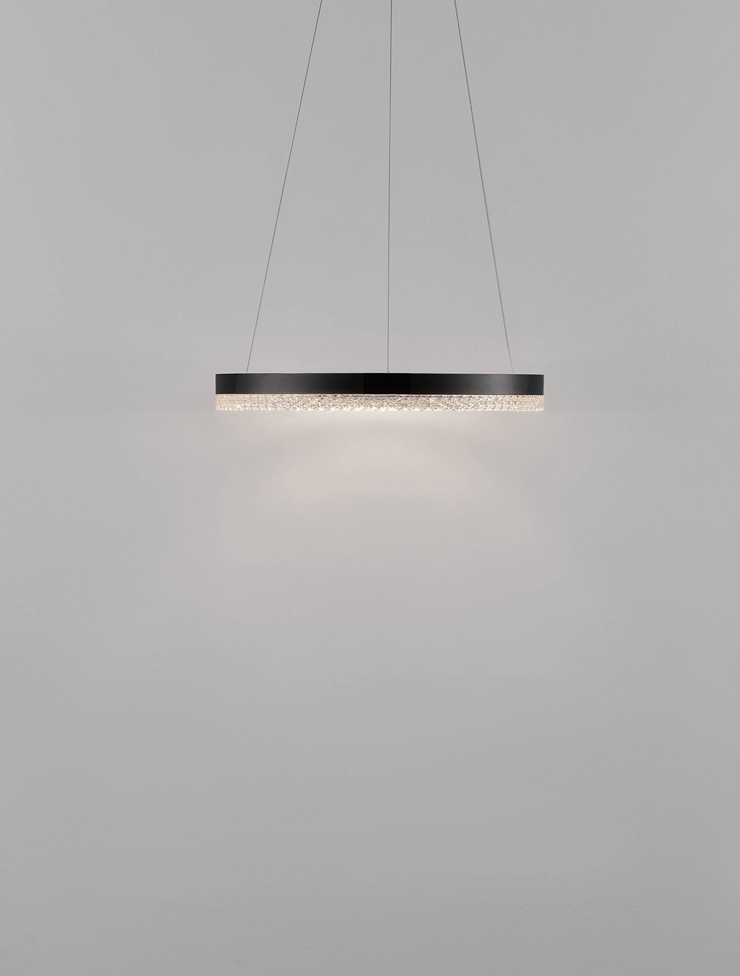 Adria Typ A Pendelleuchte 1-flammig Aluminium Schwarz 