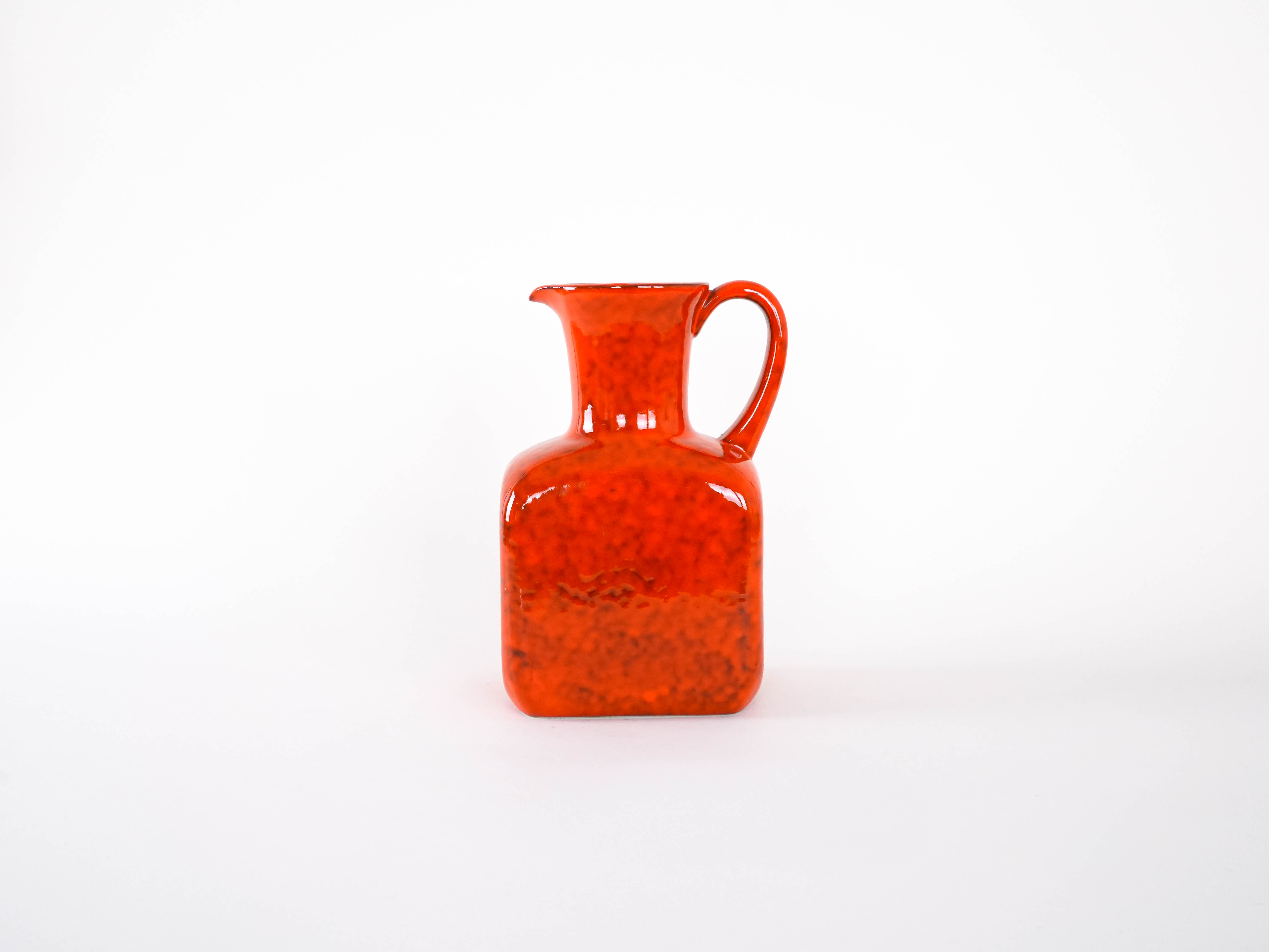 Keramikvase Rot