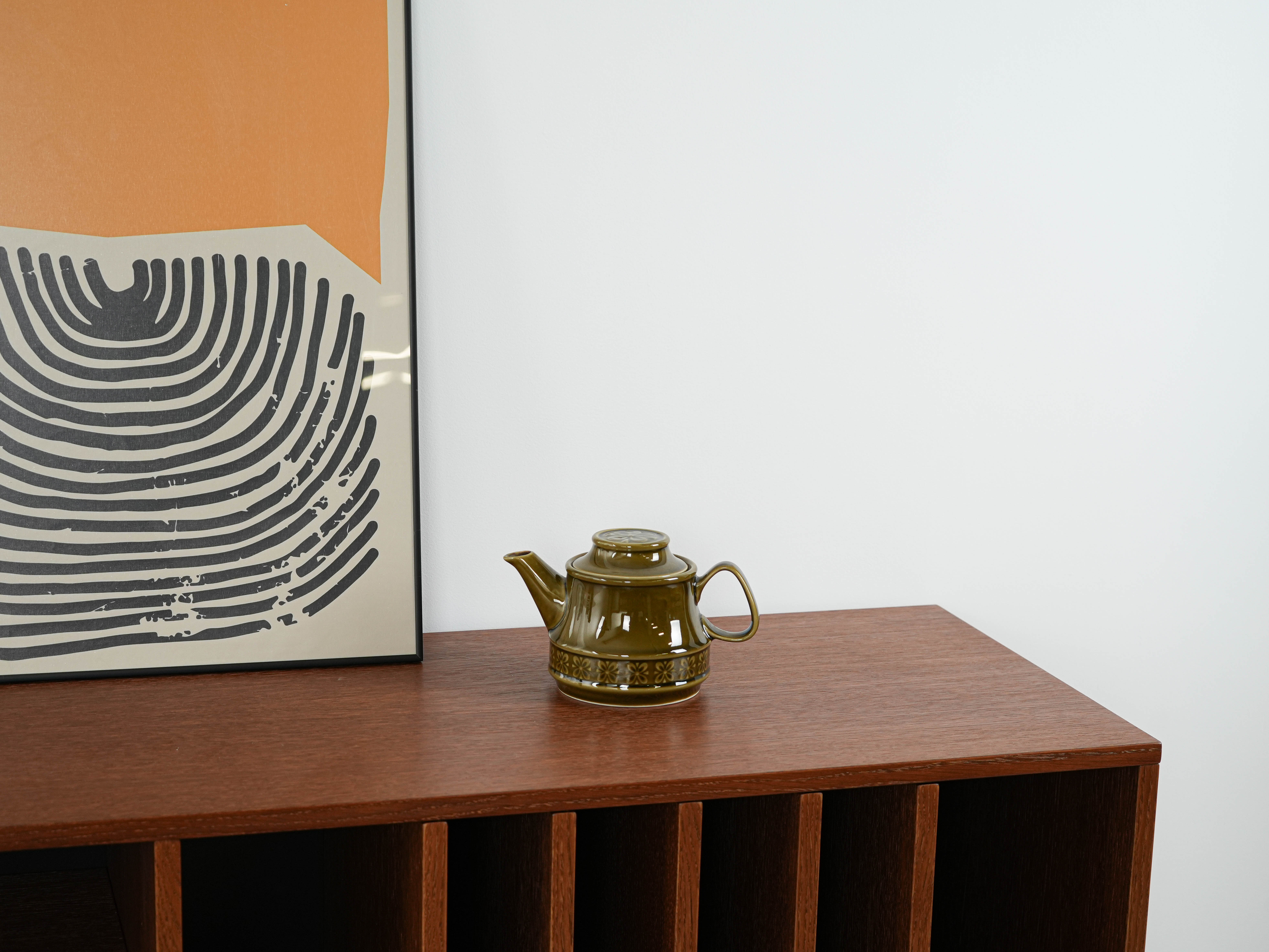 Ceramic teapot 1980s made in Poland