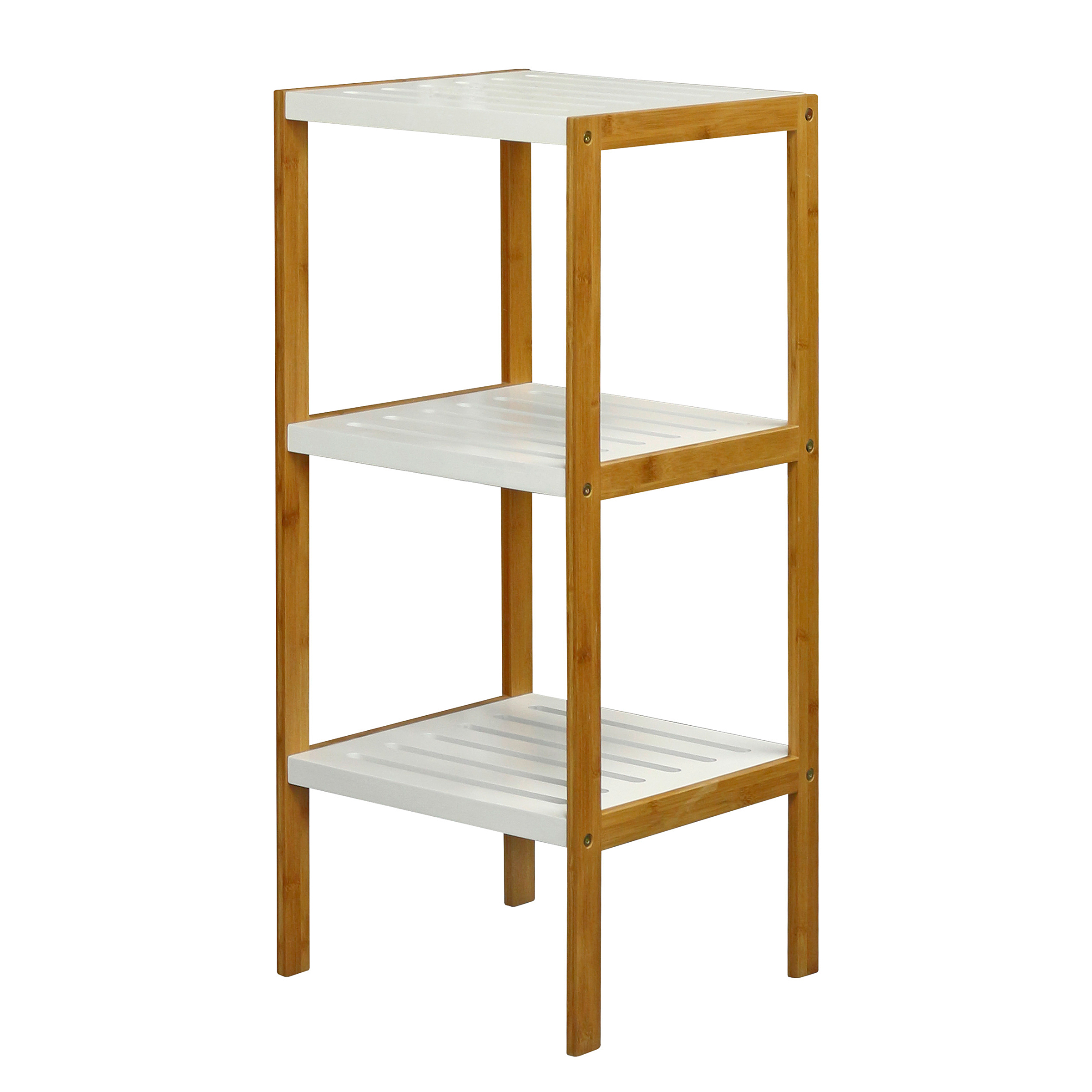 Regal Perzee  Bambus Weiß Höhe: 80 cm