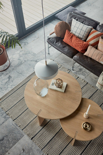 Jali Vase Klein Glas Braun