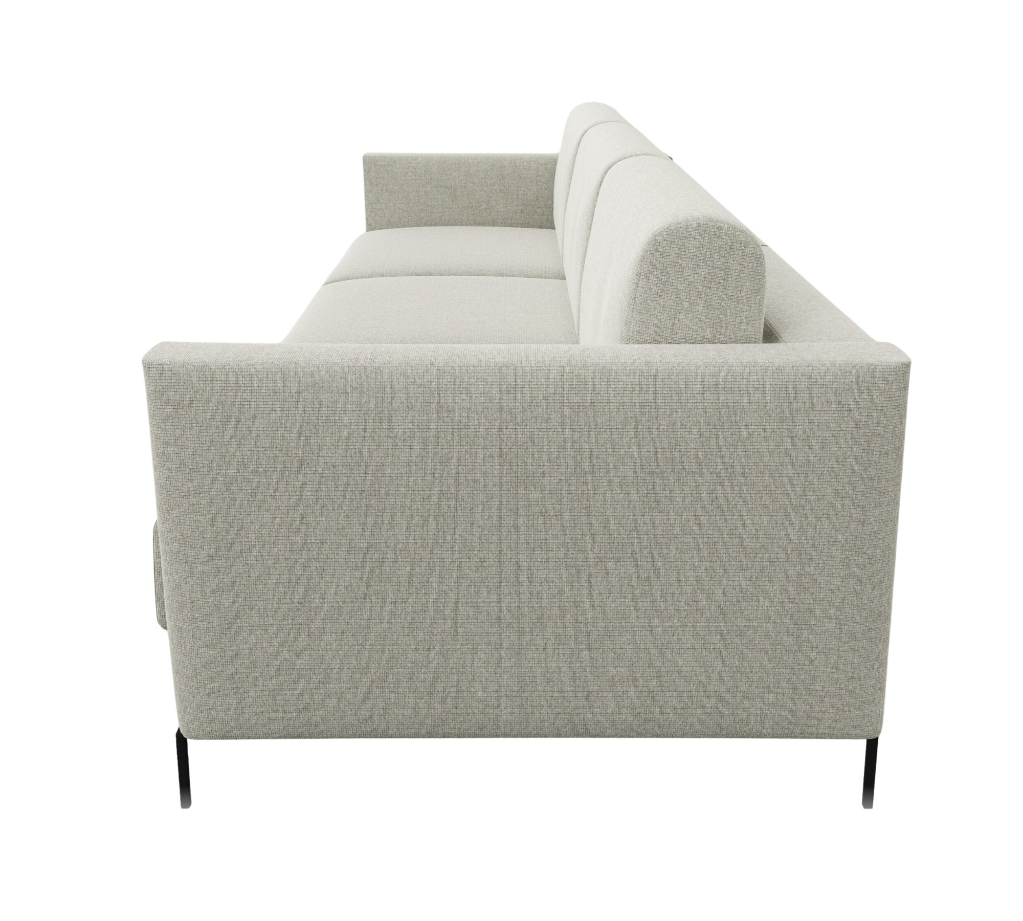 Tyme Sofa Feingewebe Lichtgrau
