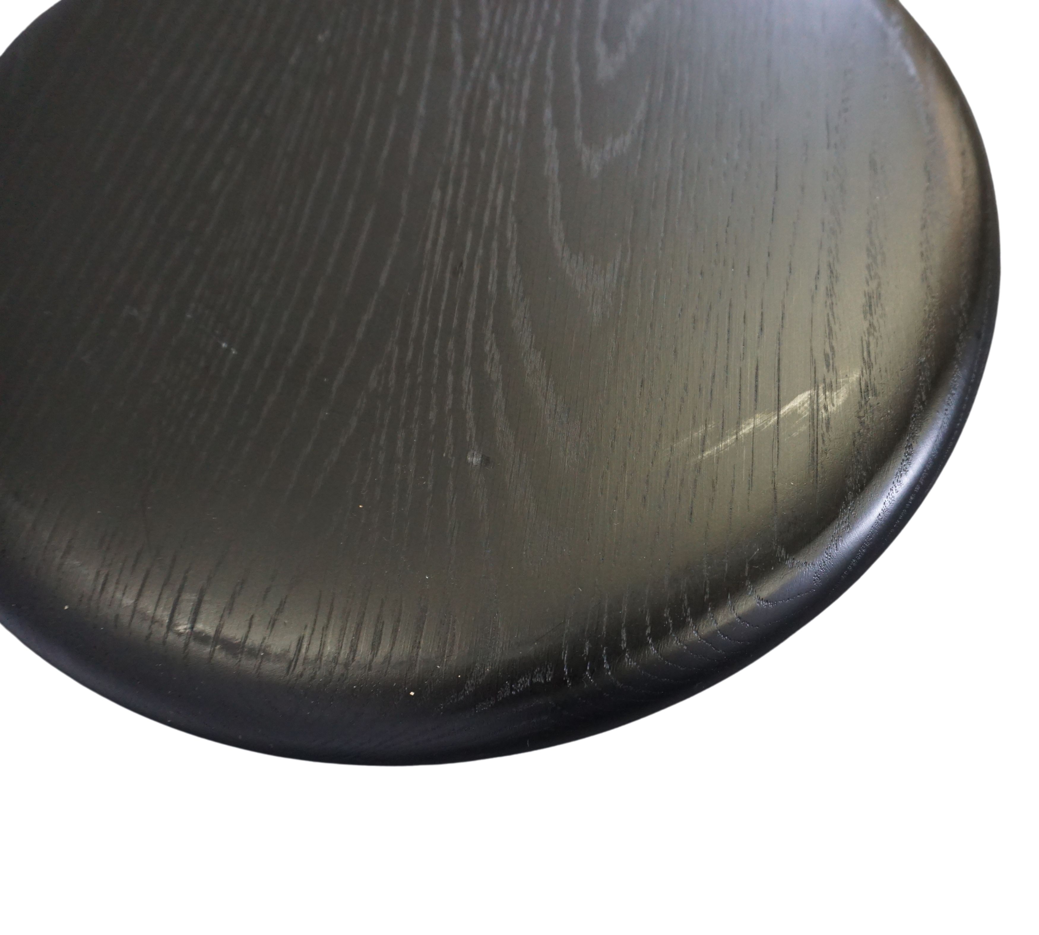 Blend Hocker Eiche Schwarz
