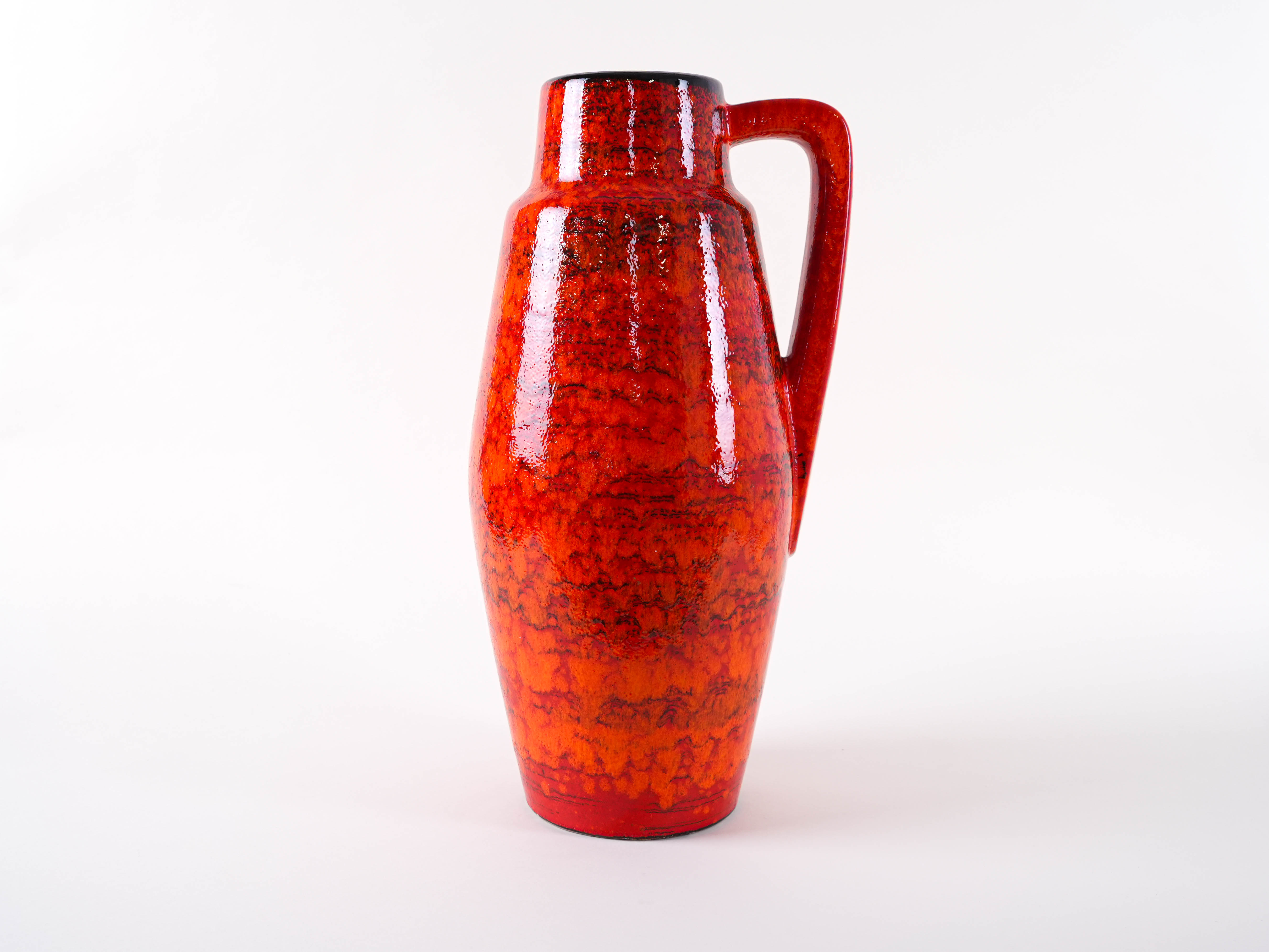 Ceramic Vase Red 1960s