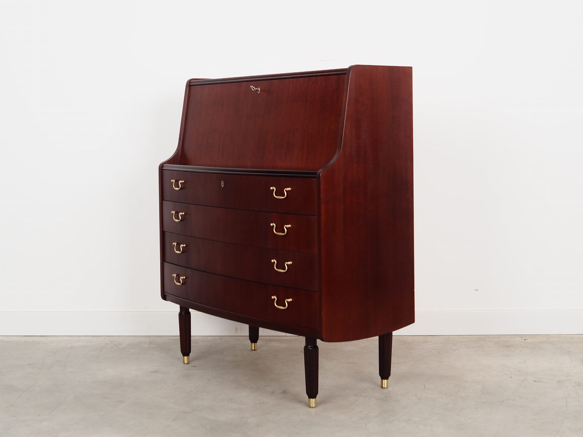 Secretaire in mogano anni '70