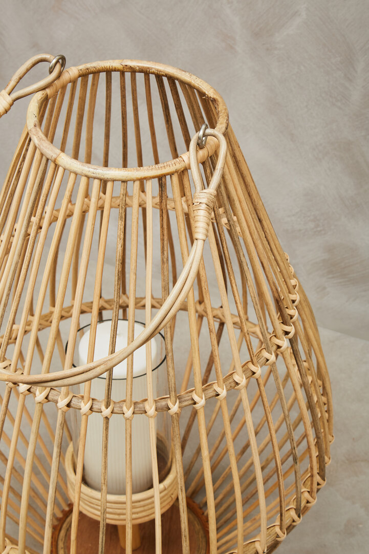 Mataram Laterne Rattan Natur