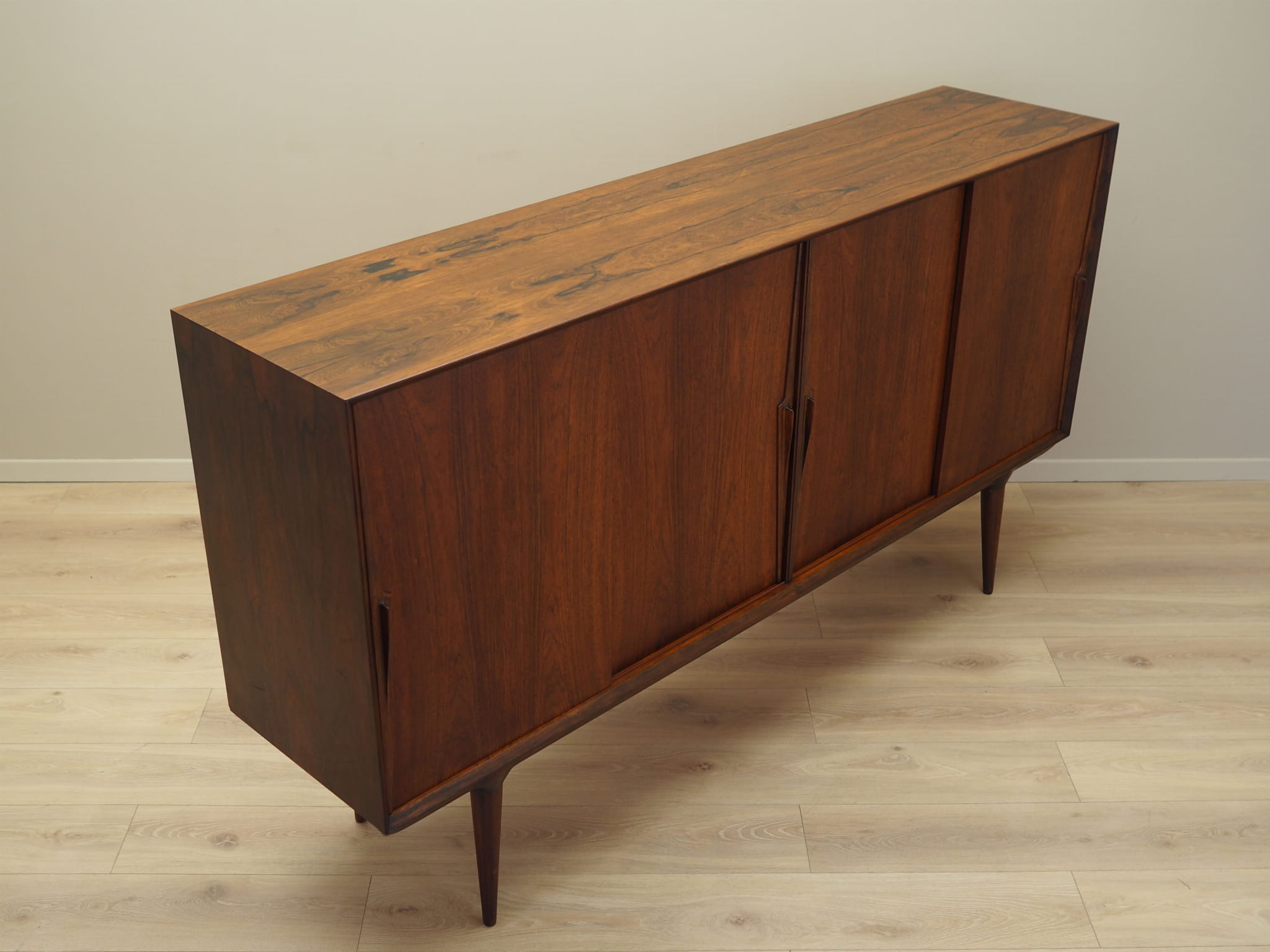 Highboard Rosenholz Braun 1970er Jahre